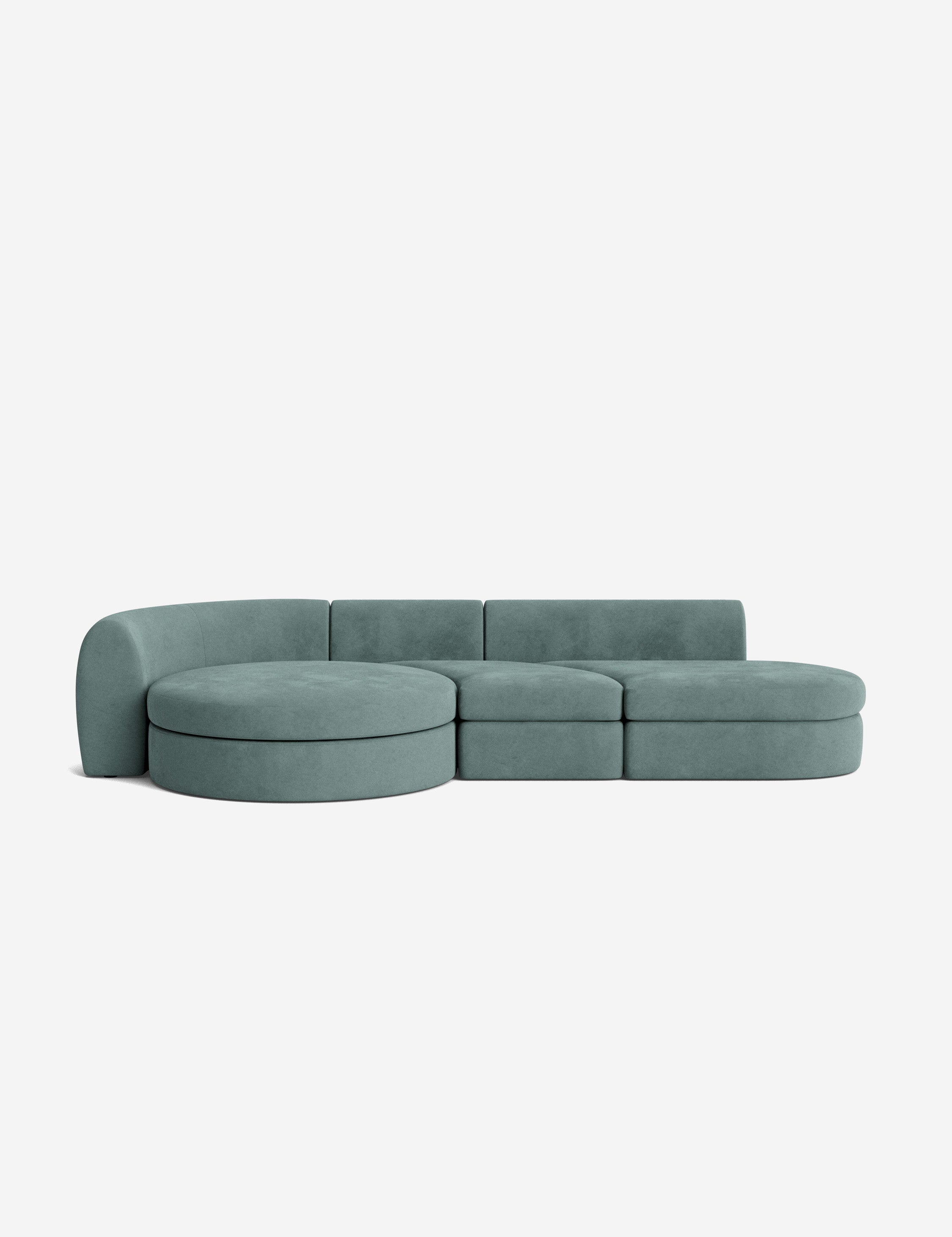 Lulu and Georgia Buckley Modular Chaise Sectional Sofa - view 108