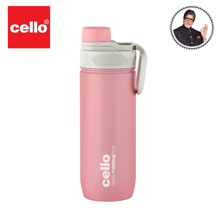 Cello Pop Hot & Cold Stainless Steel Kids Water Bottle, 600ml - view 63