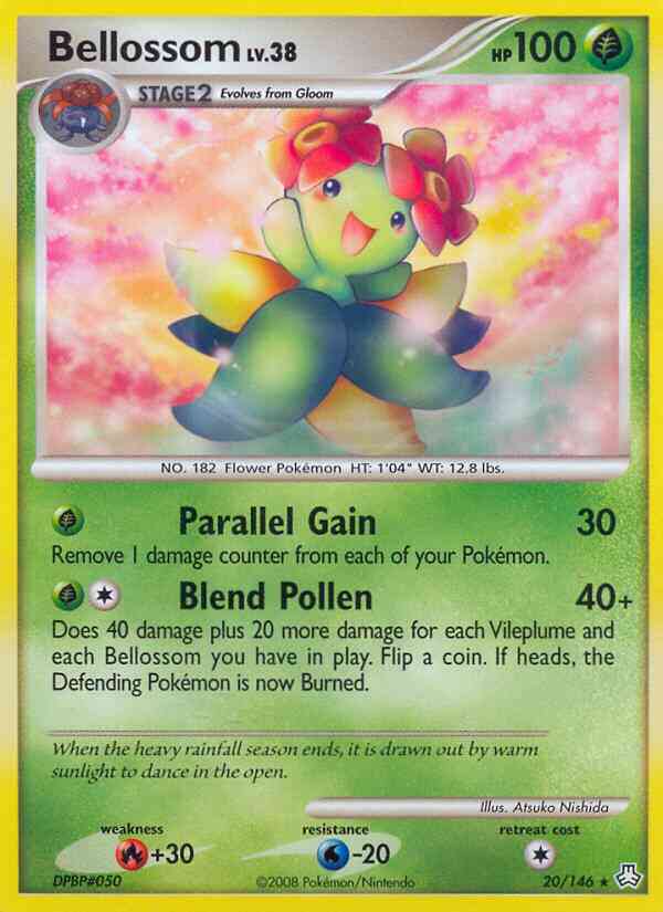 Rare dp6-20 non-holo – Pokémon Bellossom - 20/146 - Rare [dp6-20] [Non-Holo]