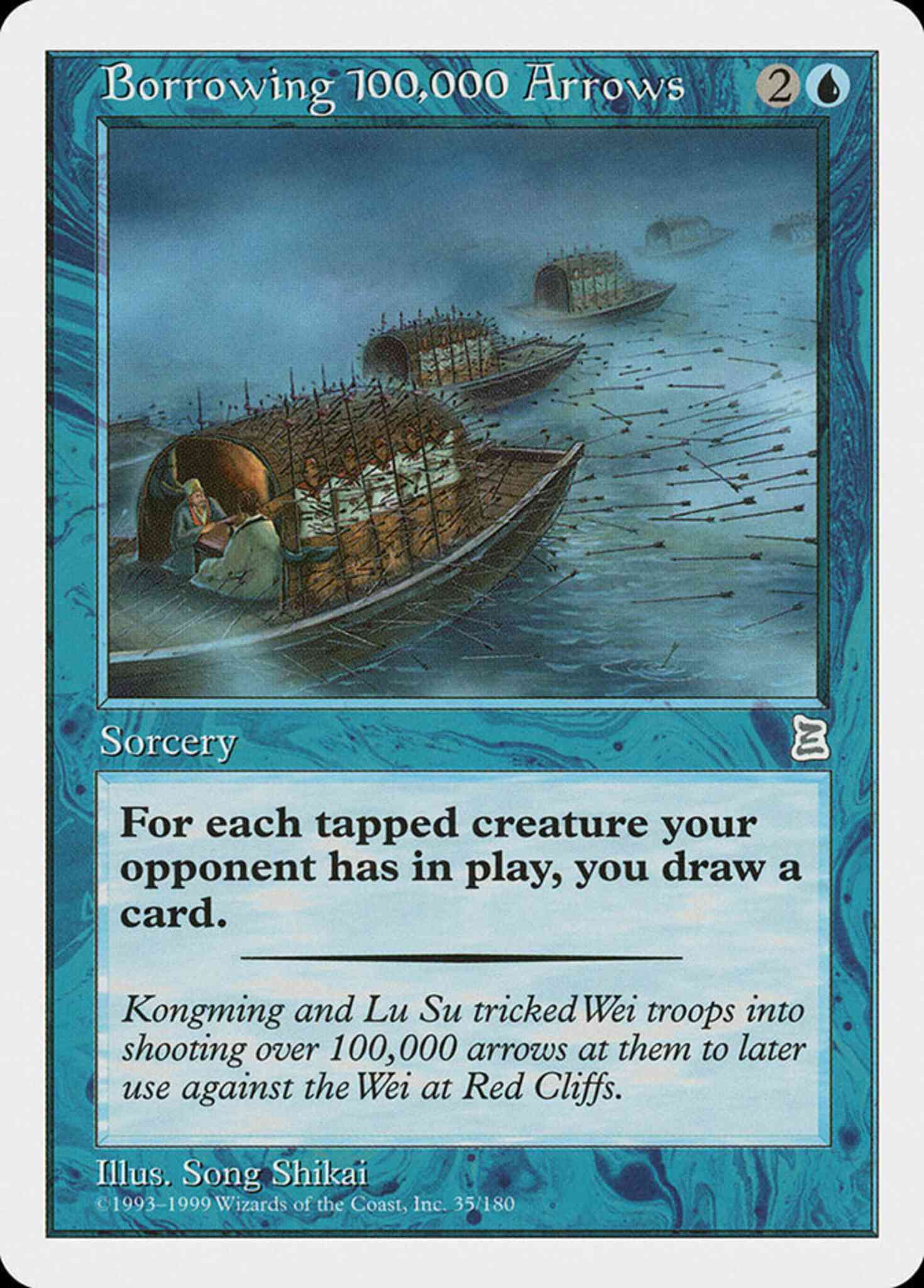 Japanese 35 japanese – Magic Borrowing 100,000 Arrows - Japanese [35] [Japanese Portal Three Kingdoms] [Non-Foil]