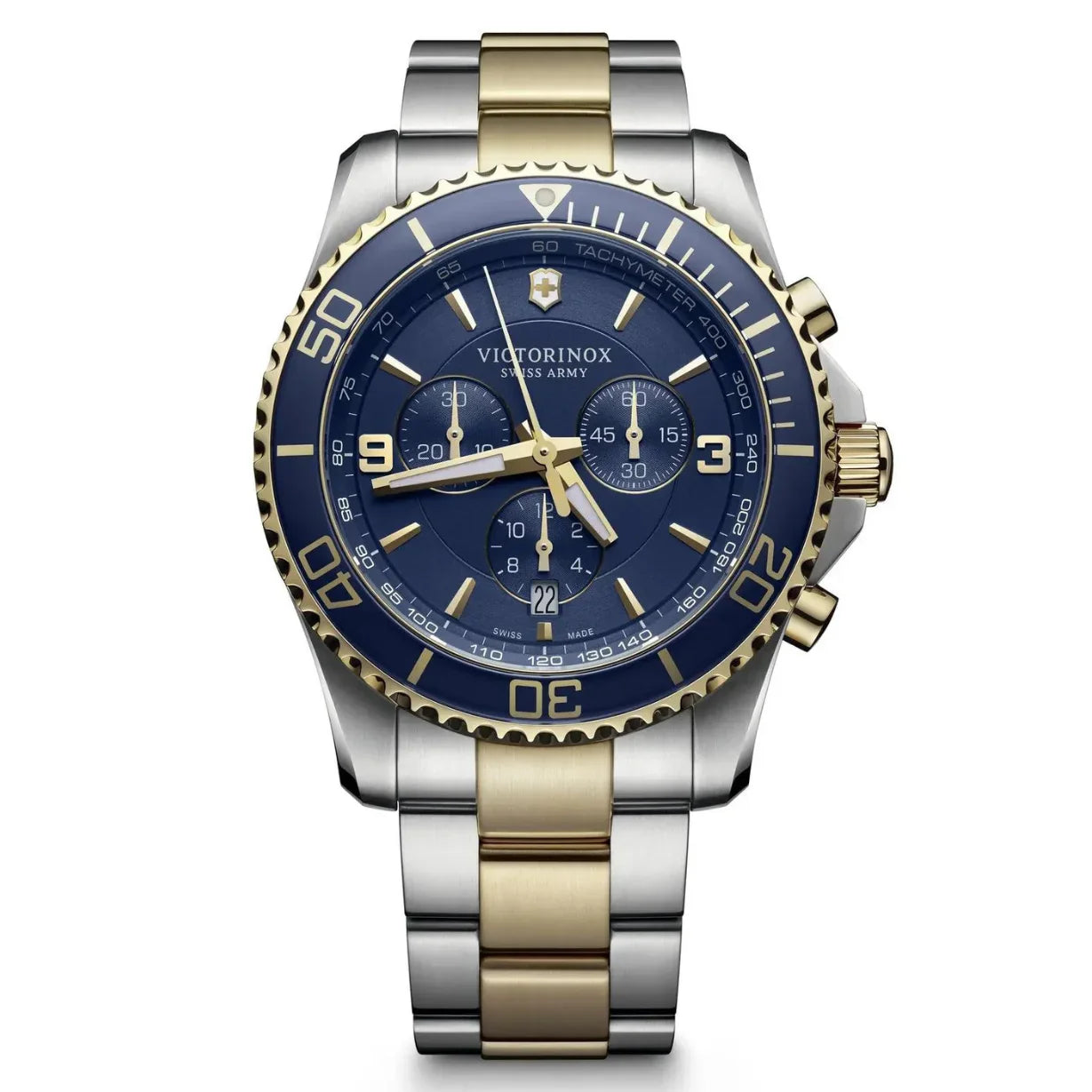 Victorinox Maverick Chronograph Blue Dial Men 43MM