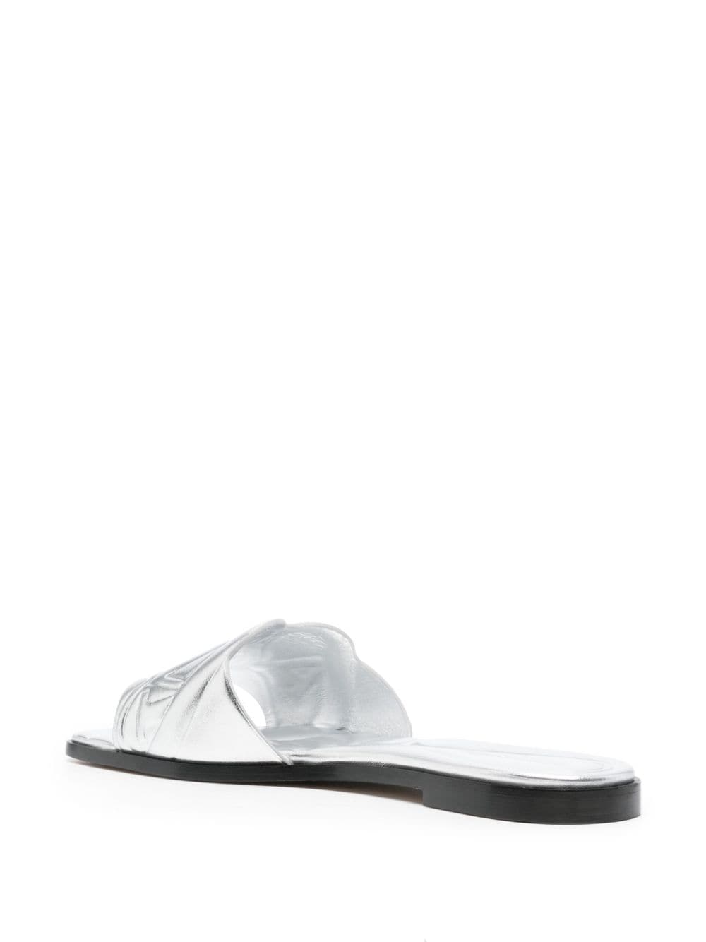 Alexander McQueen Slide sandals with embossed logo - view 2