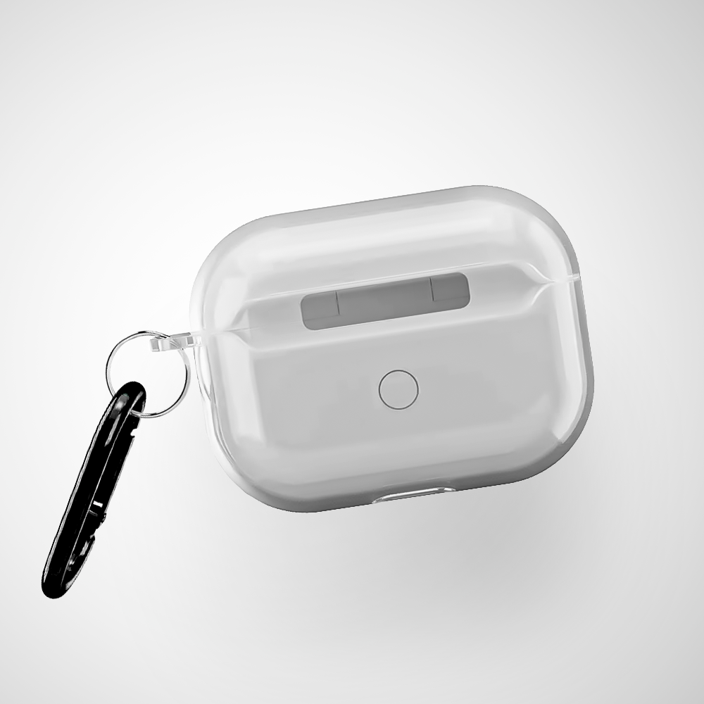 Cover It Up Bold Name Custom Clear Airpods Pro Case Covers - view 4