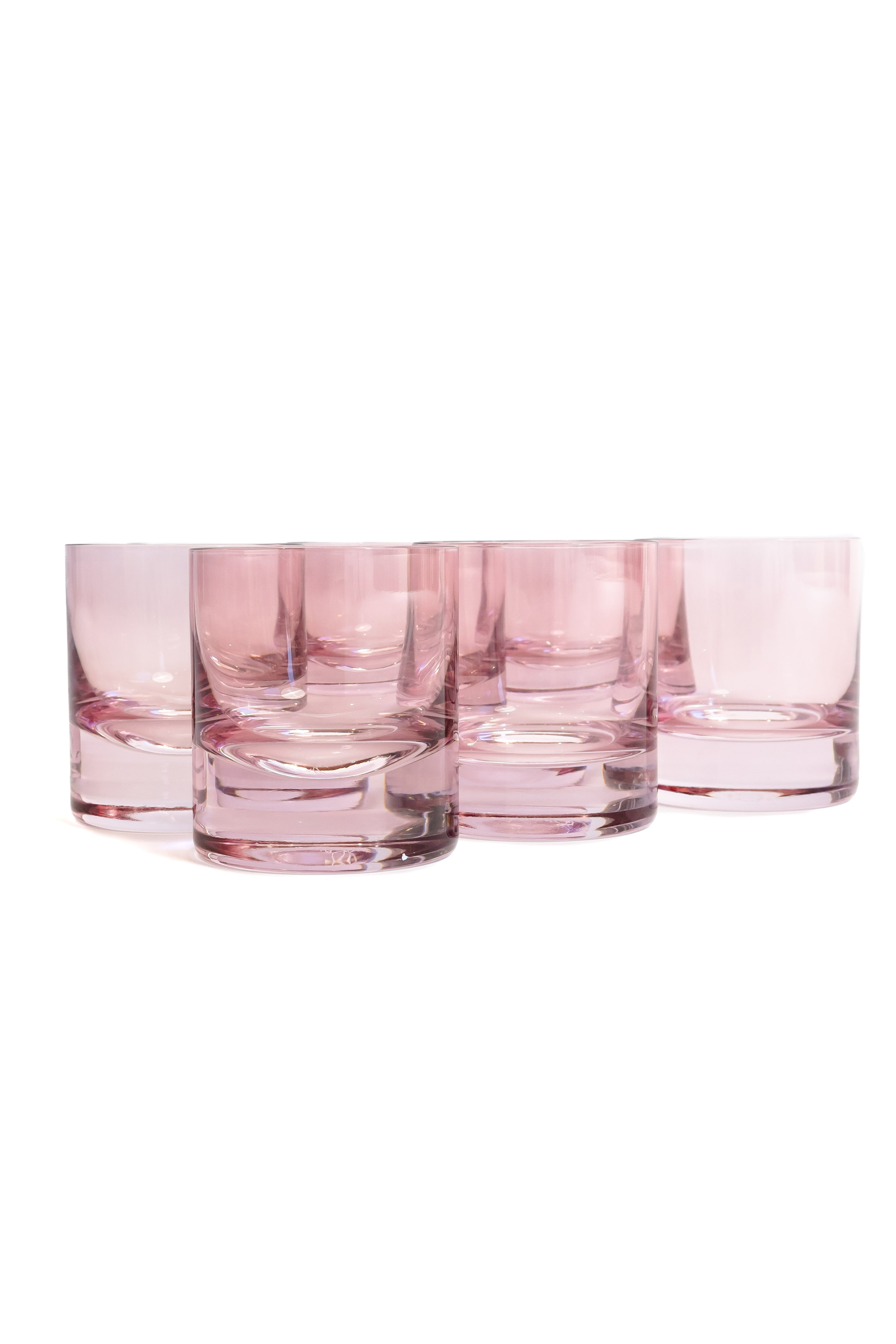 Estelle Colored Glass Estelle Colored Rocks Glass - Set of 6 {Rose) - view 5
