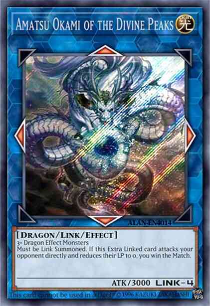 Yu-Gi-Oh! Amatsu-Okami of the Divine Peaks - 2019-EN003 - Ultra Rare - Limited