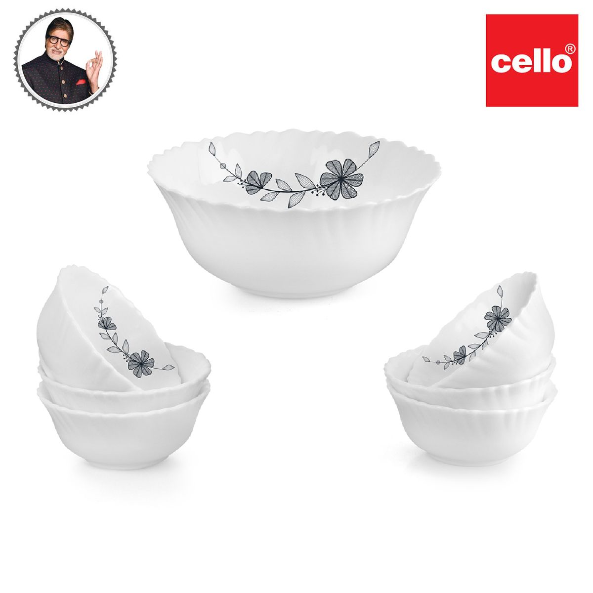 Cello Dazzle Series Pudding Gift Set, 7 Pieces - view 74