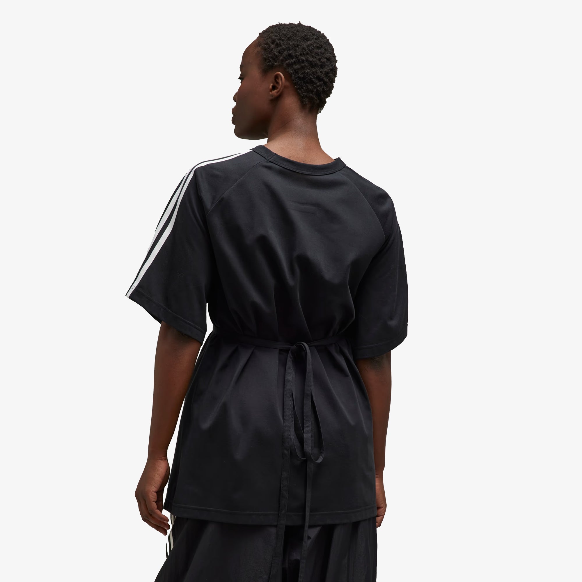 Y-3 | Sail Closure Short Sleeve Tee { Black