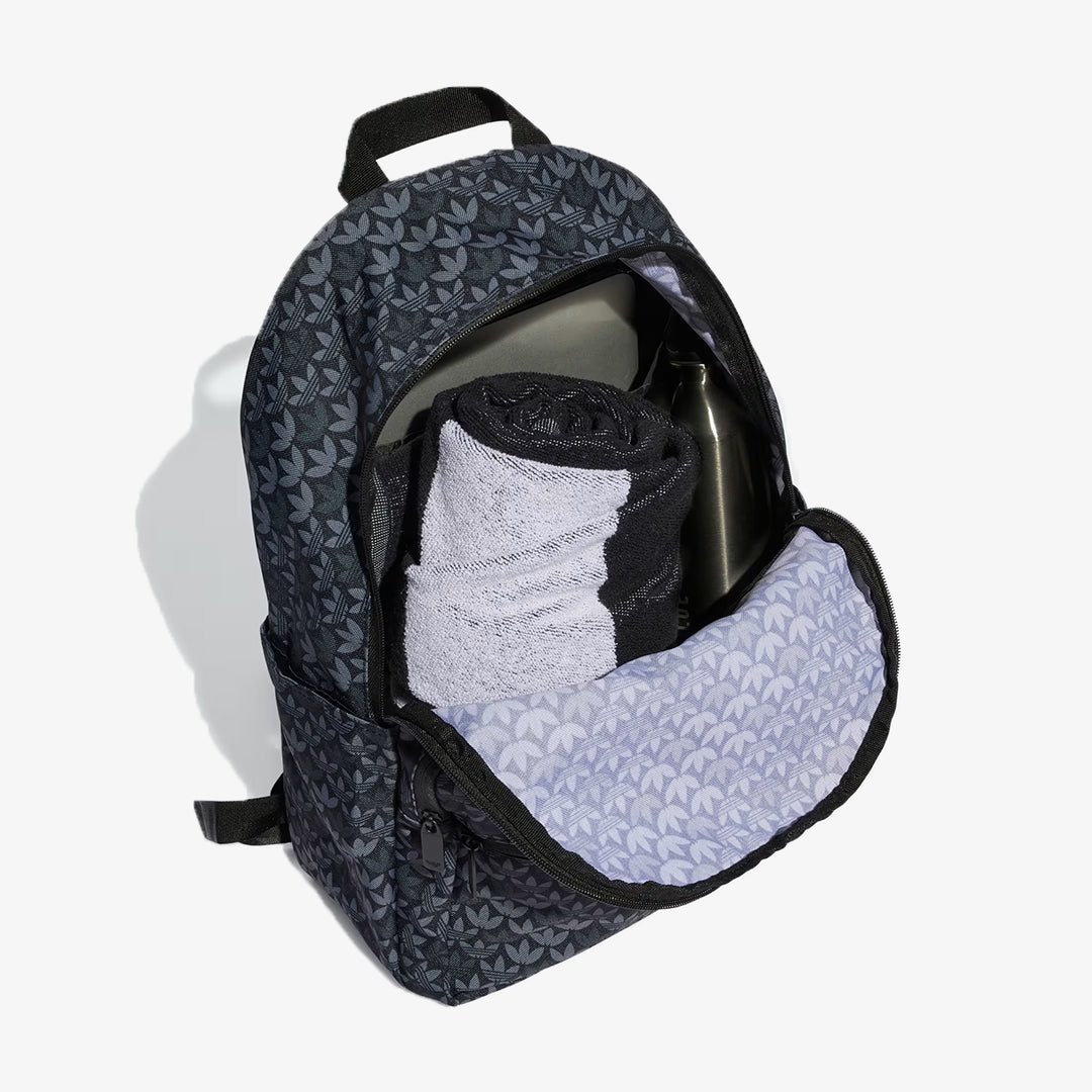 Monogram backpack black – Adidas Originals | MONOGRAM BACKPACK { BLACK
