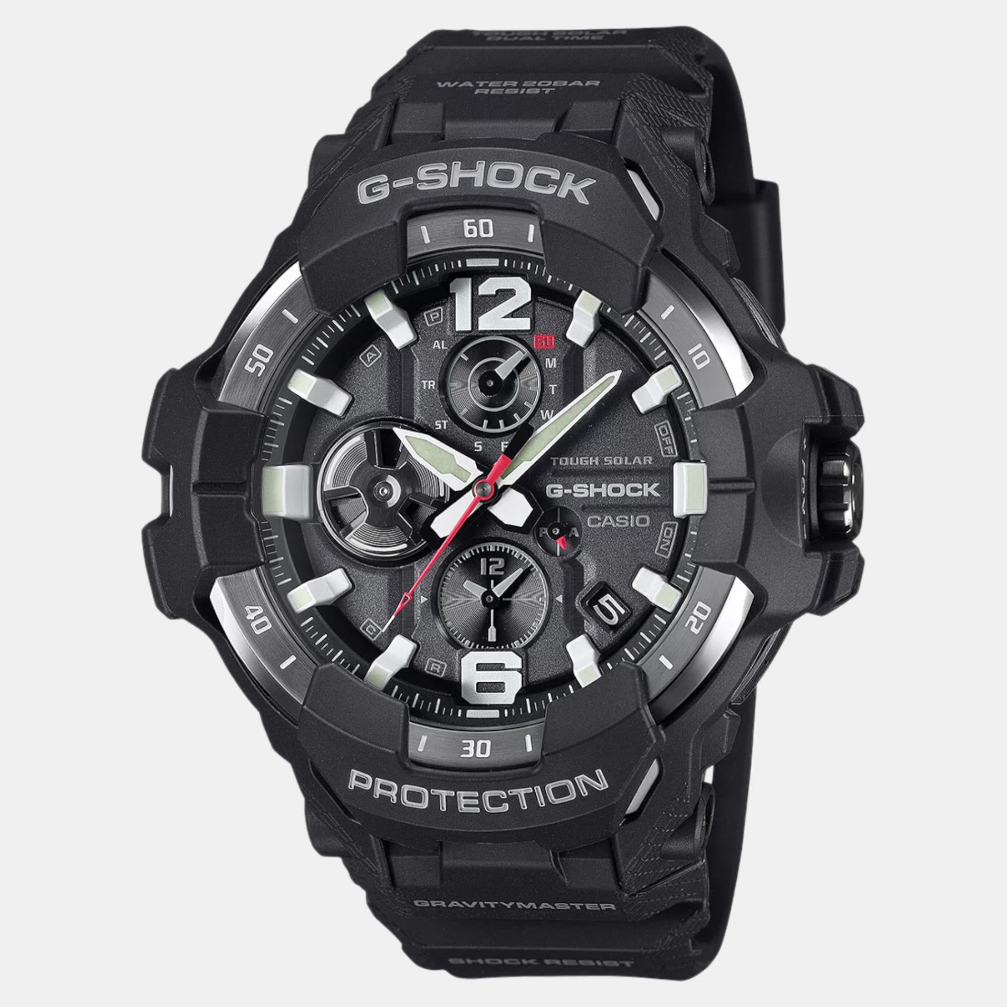 Casio G-Shock Men Quartz Black Dial Analog-Digital Resin Watch G1569