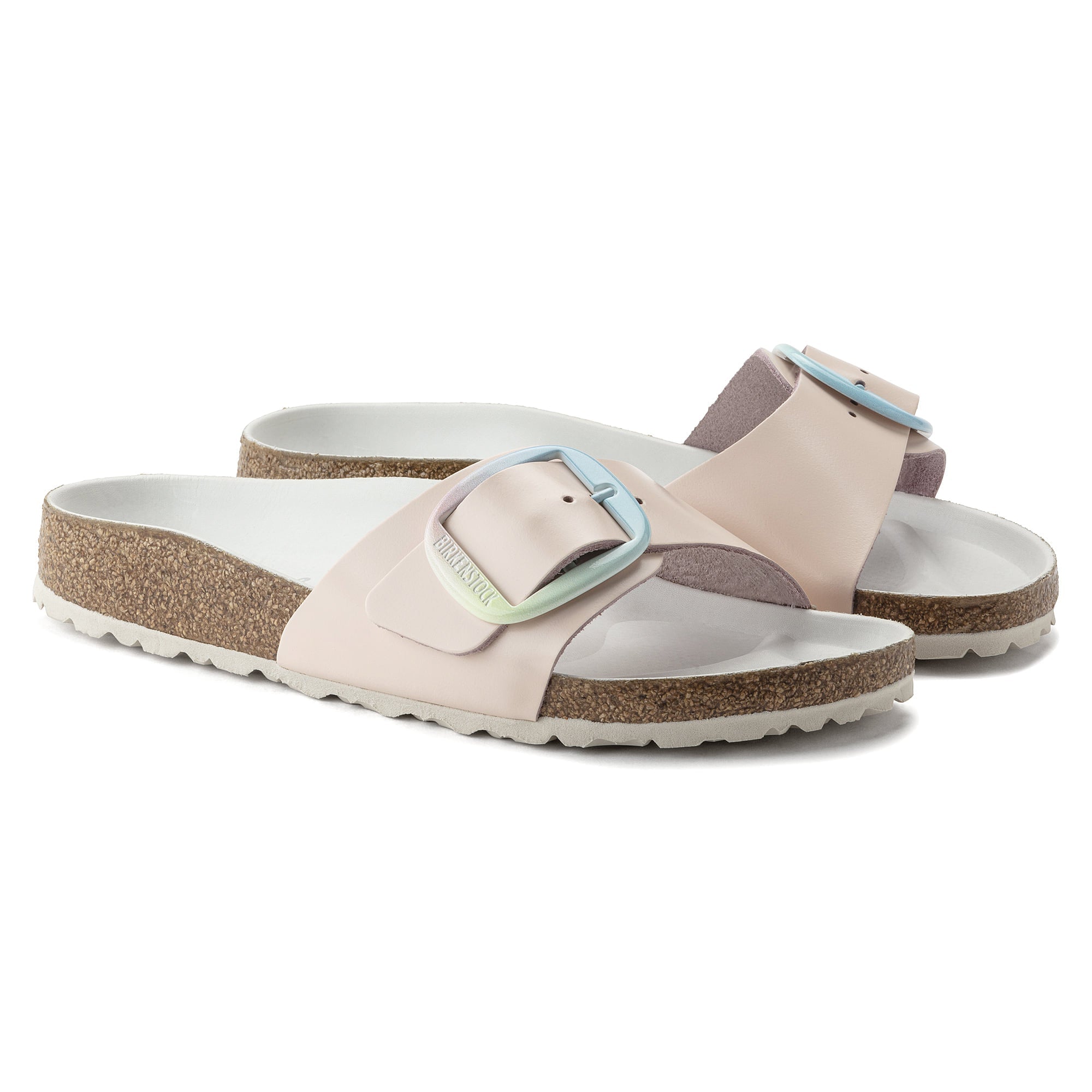 Birkenstock Madrid Big Buckle Natural Leather - view 4