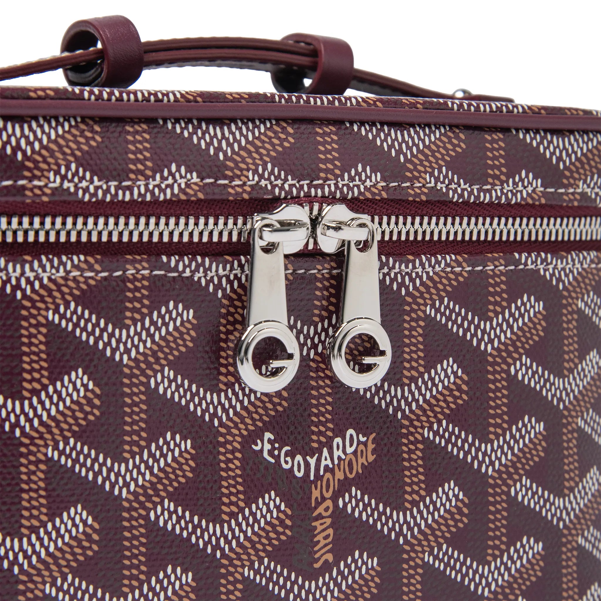 Goyard Muse Mini Burgundy Vanity Bag - view 5