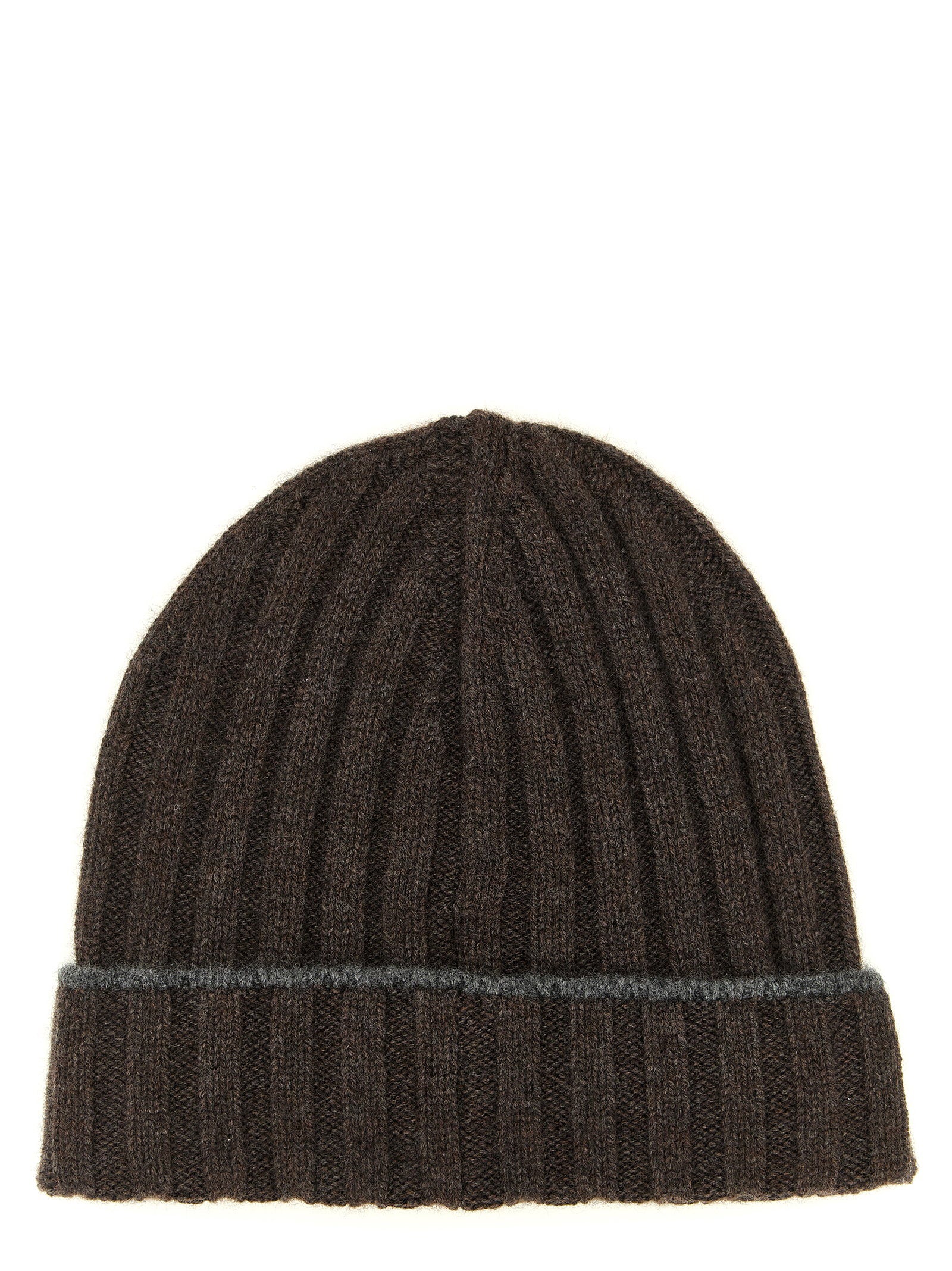 Brunello Cucinelli Cashmere Turn-up Beanie – 100% cashmere
