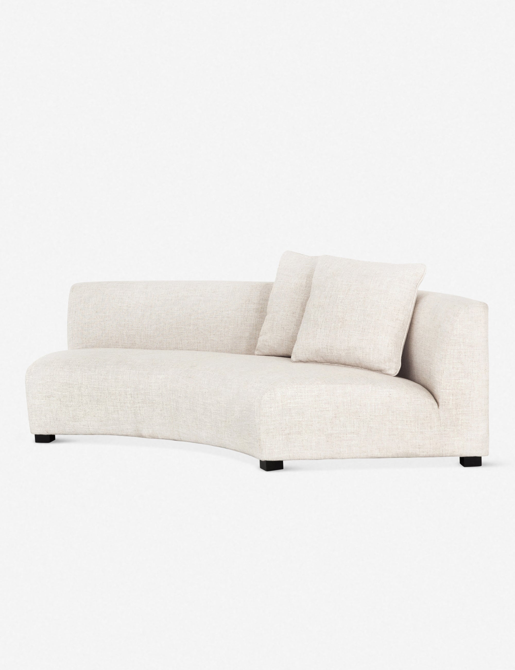 Lulu and Georgia Saban Curved Sofa - view 13