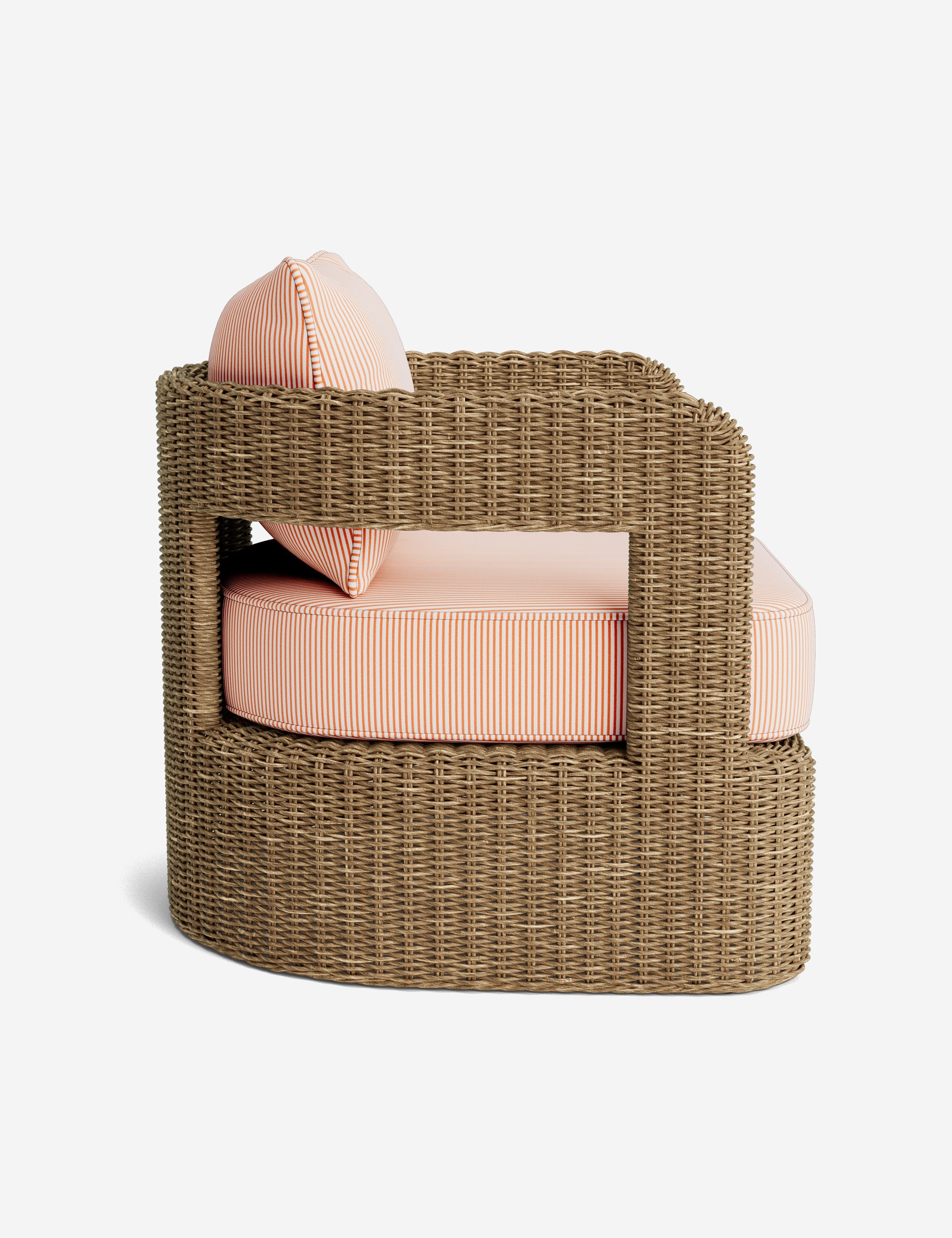 Lulu and Georgia Hadler Outdoor Swivel Lounge Chair - view 28