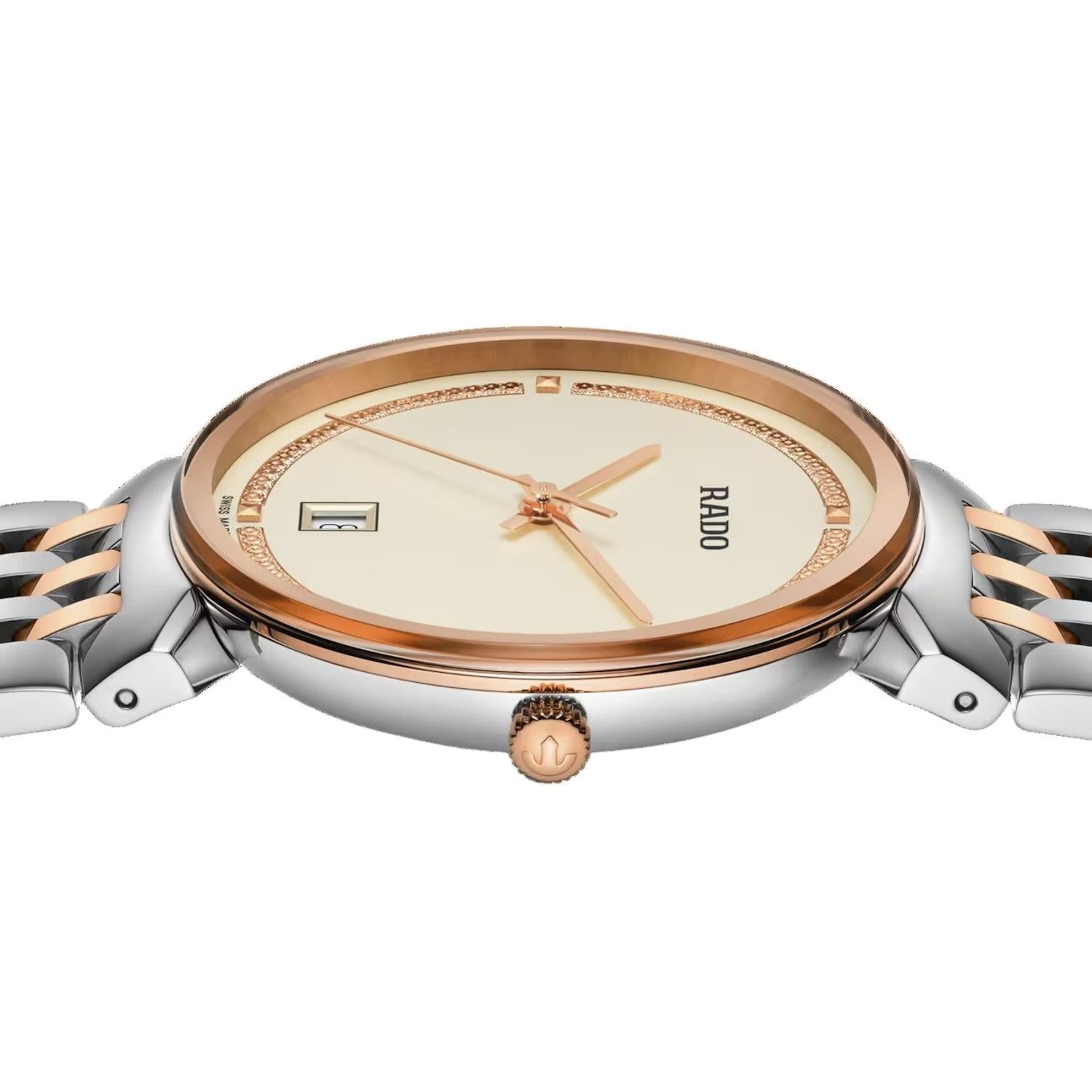 Rado Florence Men Quartz Champagne Dial Analog Stainless Steel Watch R48912403 - view 2