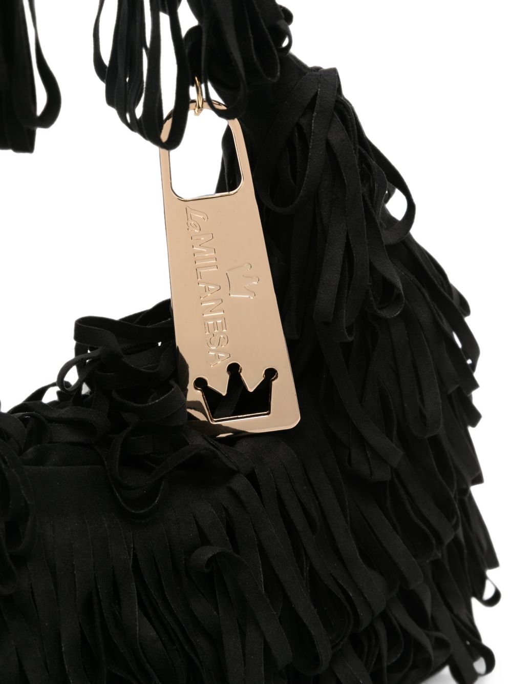 La Milanesa Capucis Fringed Shoulder Bag - view 2