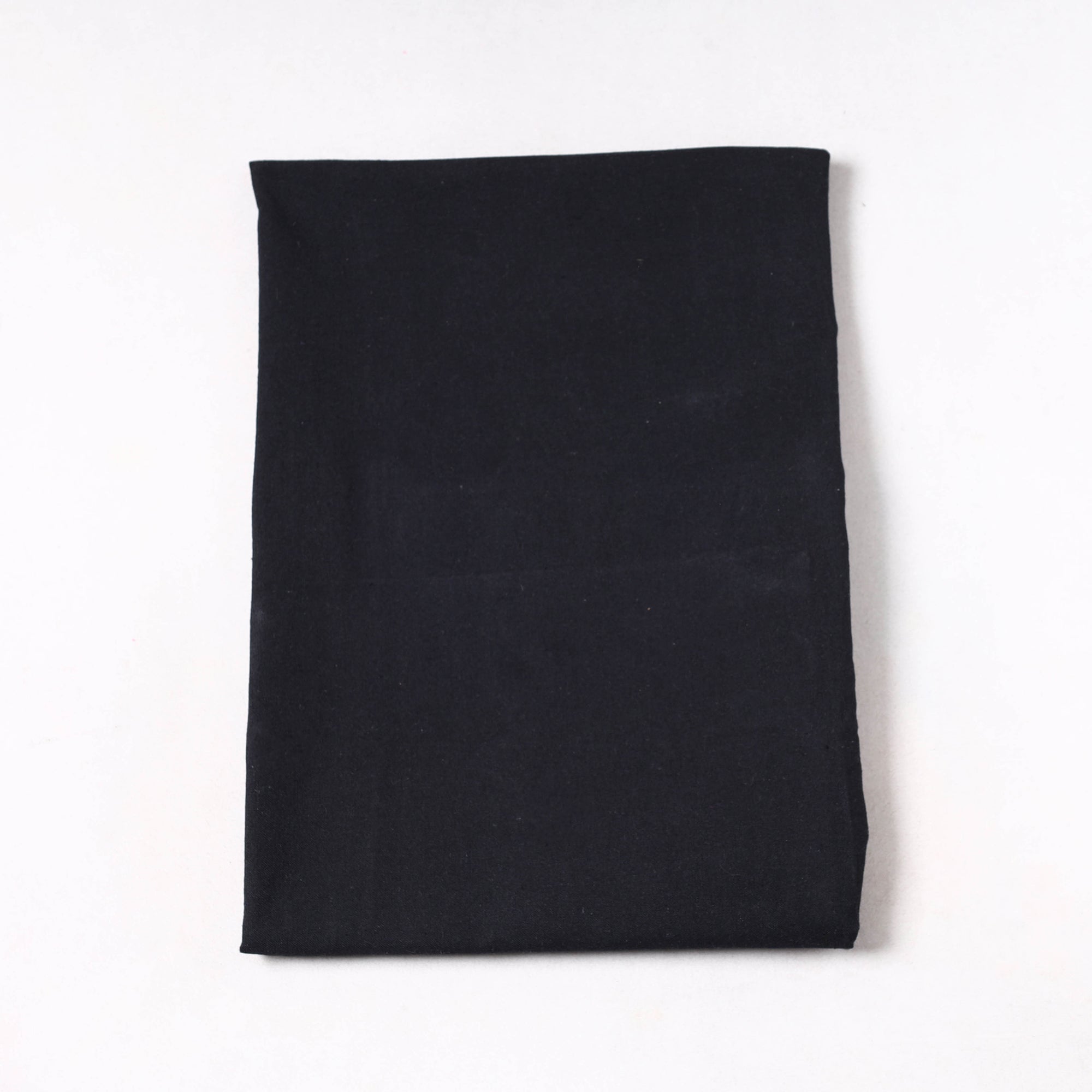 AHA VASTRA HANDLOOM Black - Jhiri Pure Handloom Cotton Precut Fabric 01