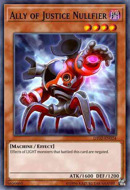 Yu-Gi-Oh! Ally of Justice Nullfier - HA02-EN018 - Super Rare - Unlimited