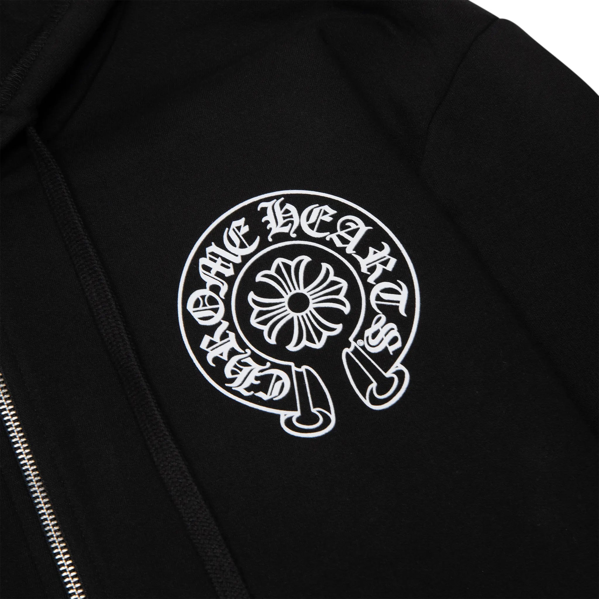 Chrome Hearts Manchester Exclusive Horse Shoe Zip-Up Black Hoodie - view 6
