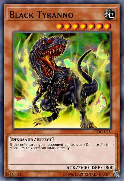 Yu-Gi-Oh! Black Tyranno - IOC-075 - Ultra Rare - 1st Edition