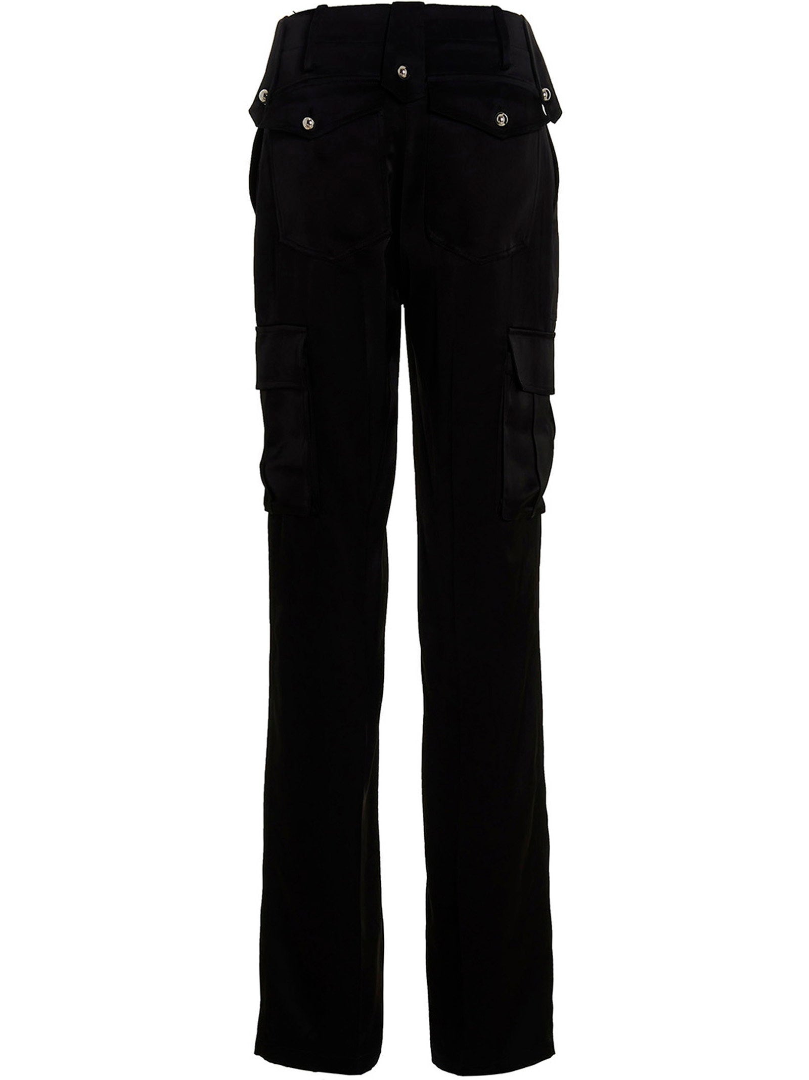 David Koma Satin Cargo Pants – 78% 78% 22% polyester - view 2