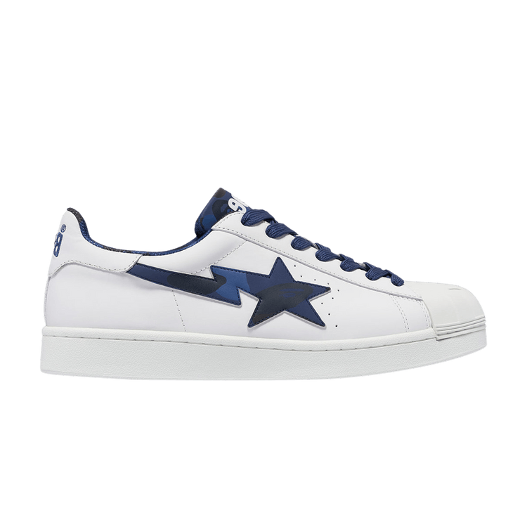 BAPE A Bathing Ape Skull Sta White Navy