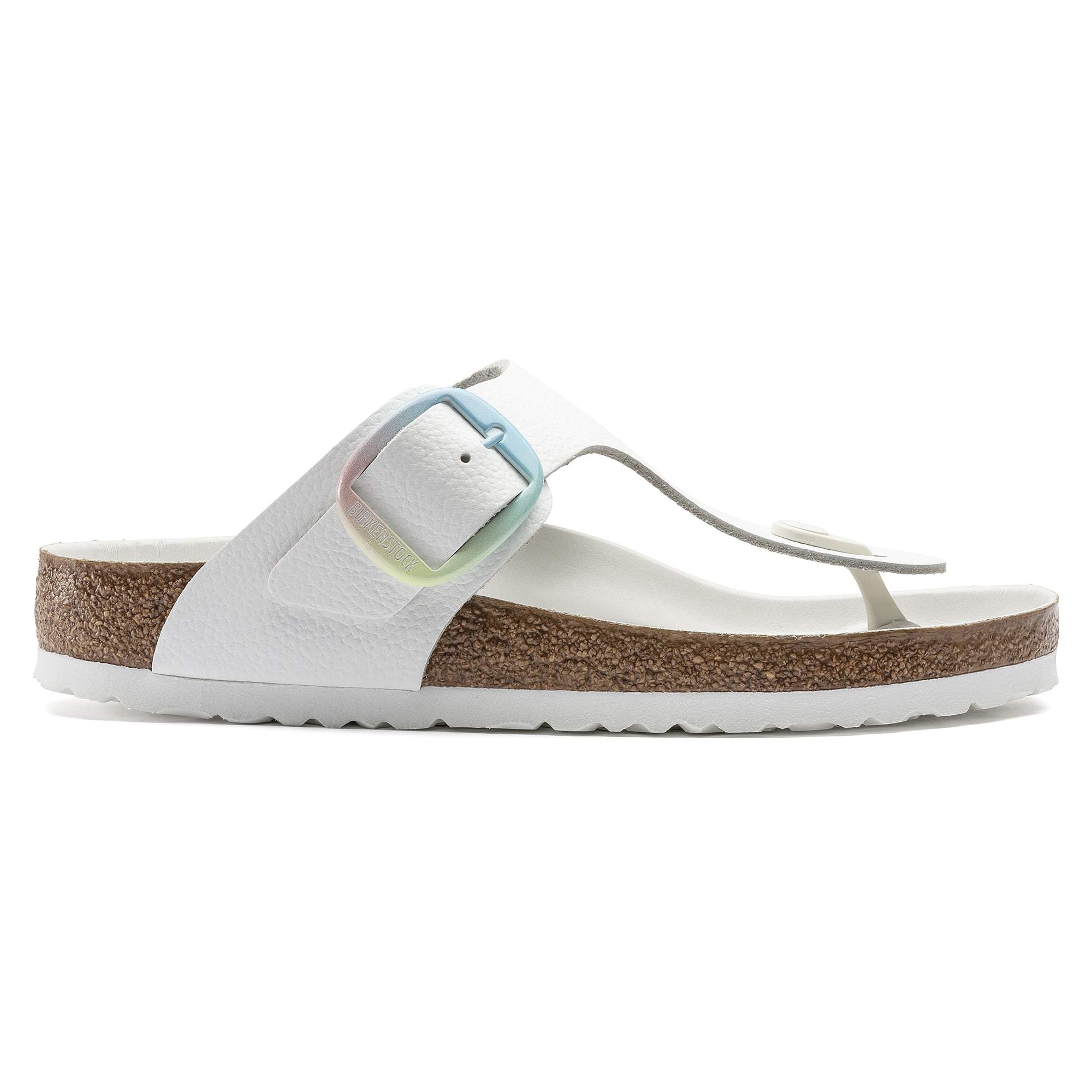 Birkenstock Gizeh Big Buckle Natural Leather – White White - view 5