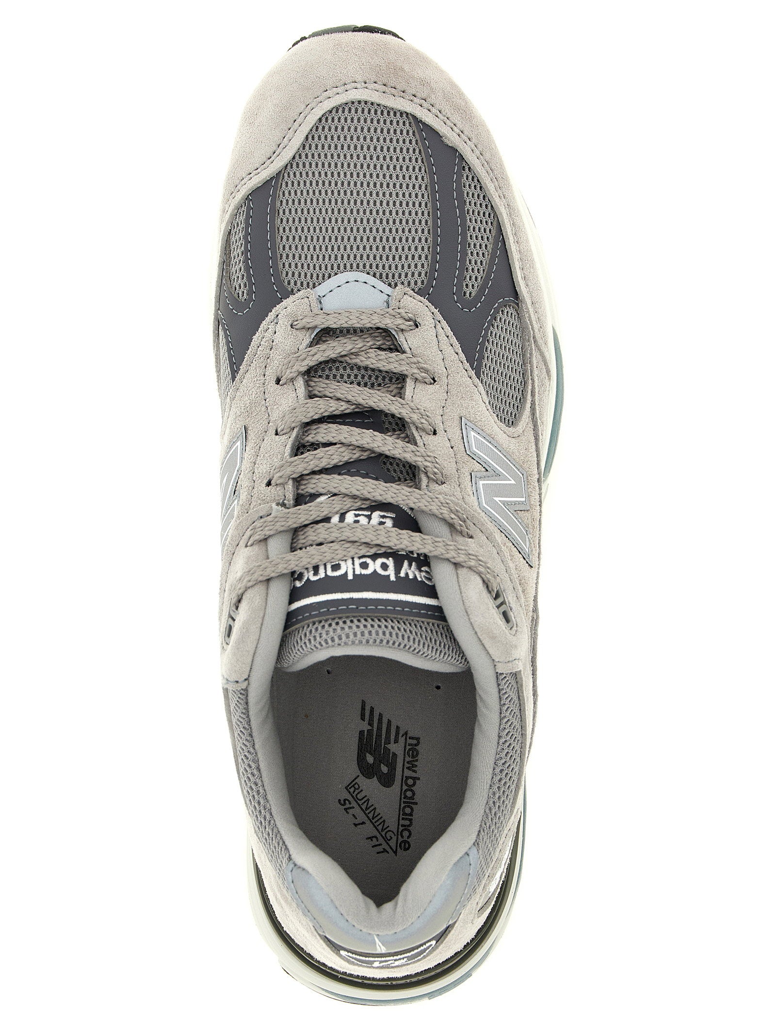 New Balance Made In Uk 991v2 Sneakers – 100% suede mesh - view 4