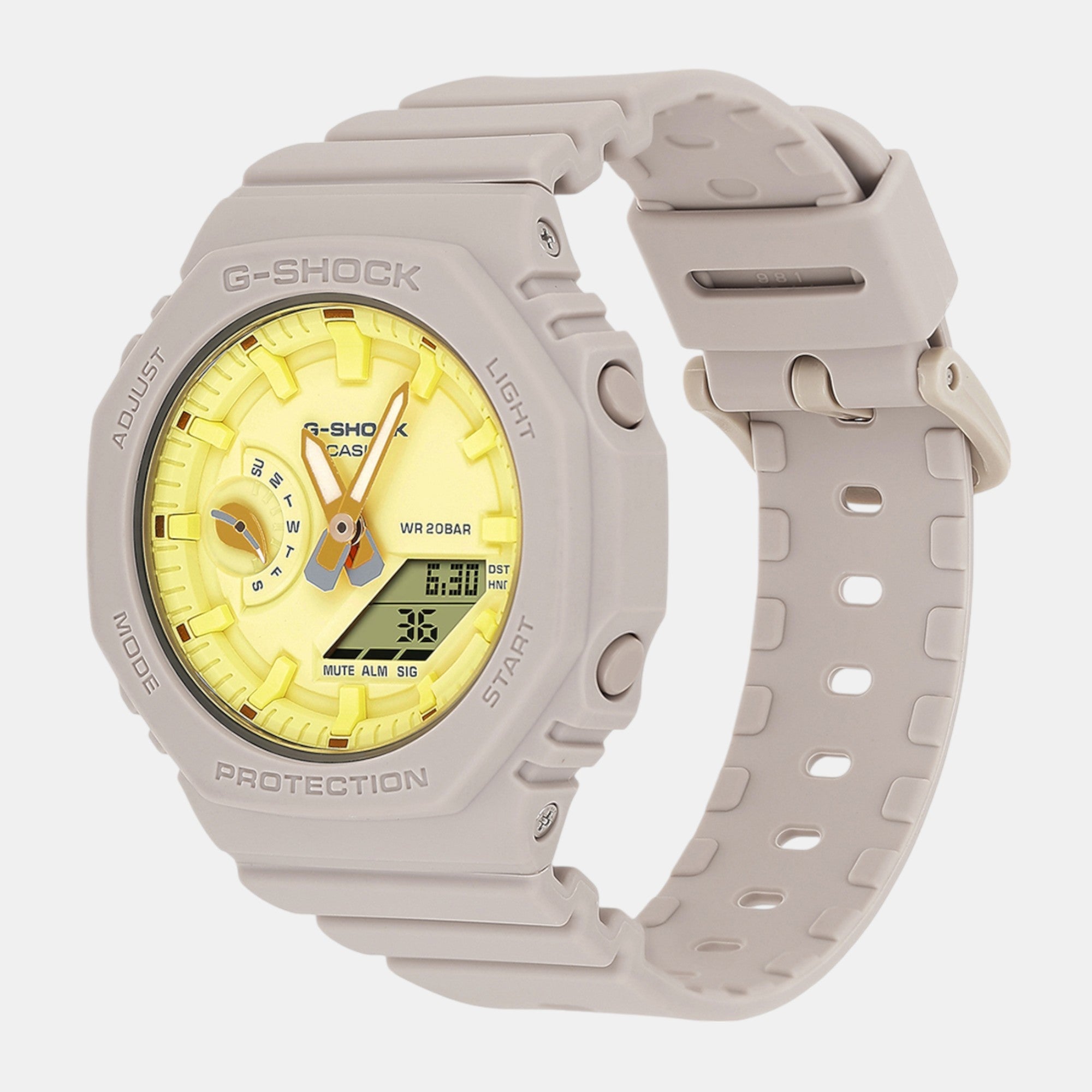 Casio G-Shock Women Quartz Yellow Dial Analog-Digital Resin Watch G1499 - view 2