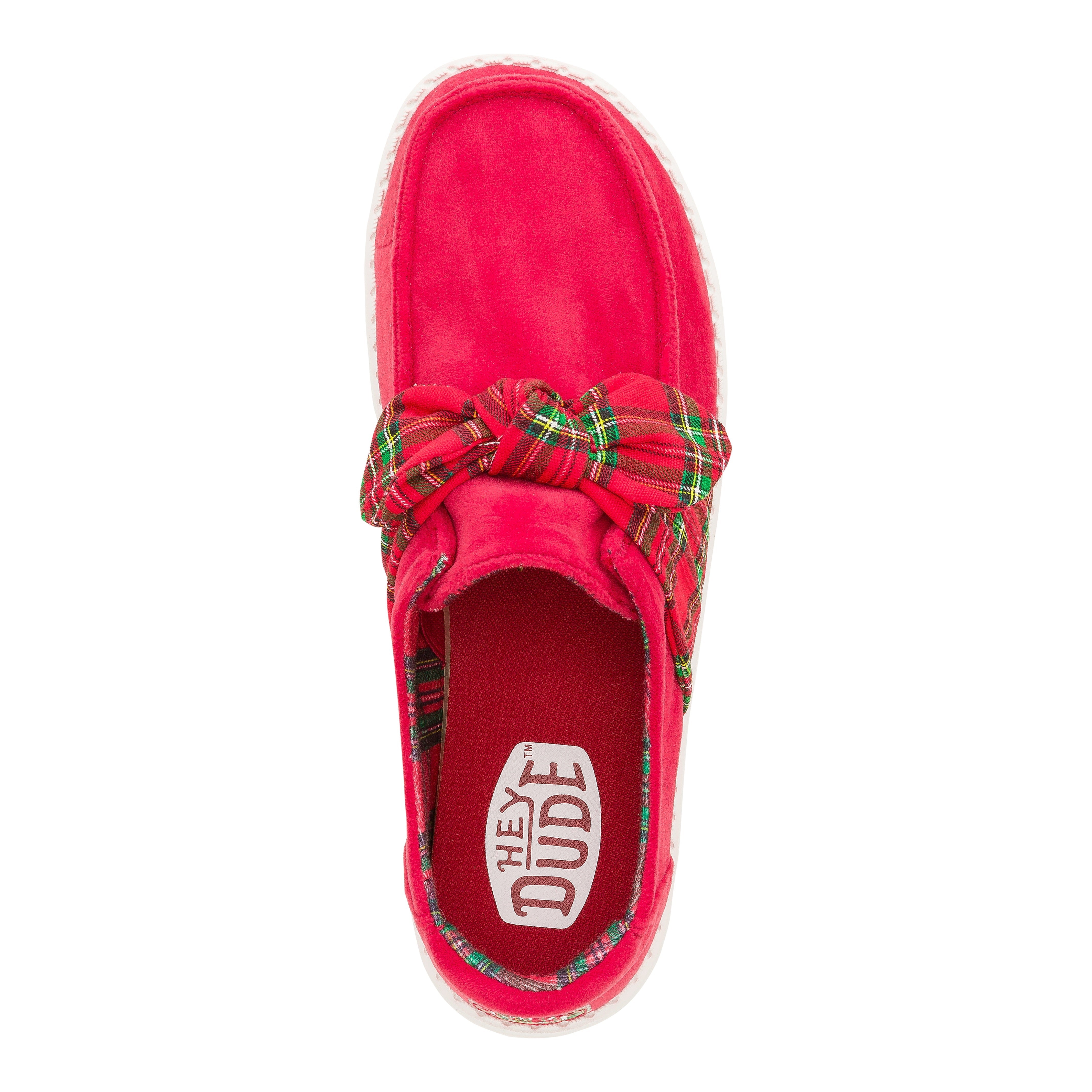 HEYDUDE shoes Wendy Bow Tartan Plaid - Plaid/Red - view 7