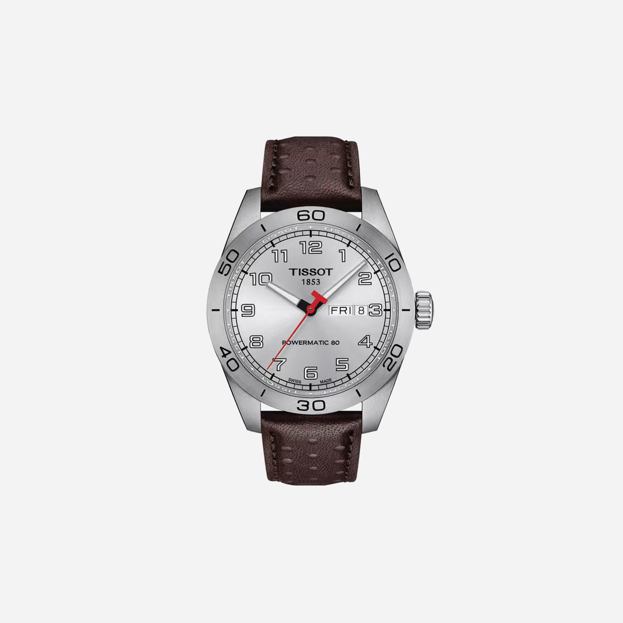 Tissot PRS 516 Powermatic 80 Automatic Silver Dial Men's Watch