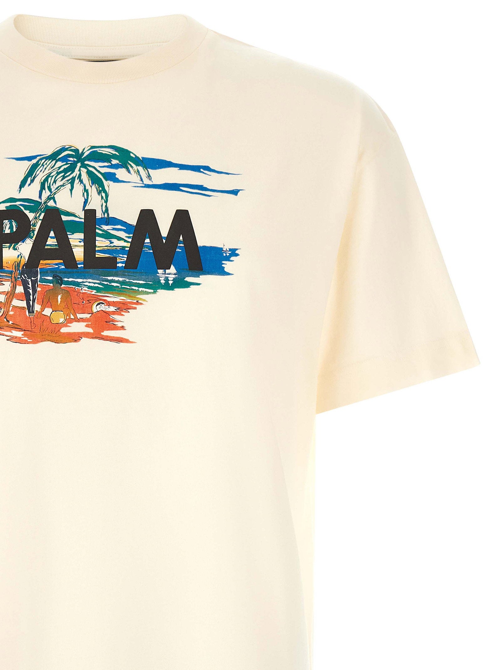 Palm Angels Graphic Print T-shirt – 100% cotton - view 3