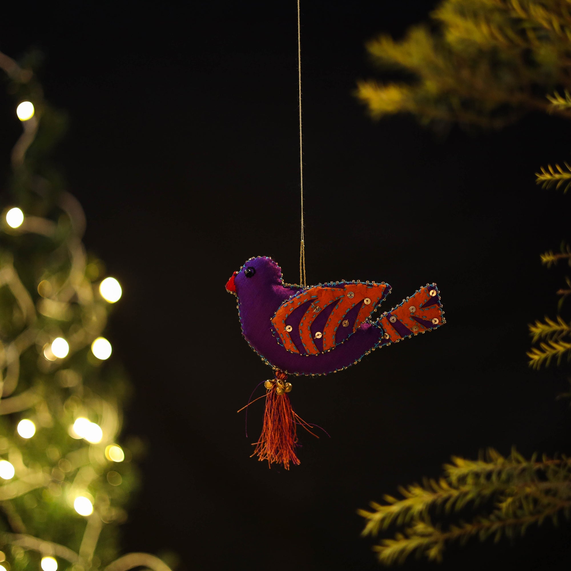 WITH LOVE BY KANIKA Bird Felt Ornament - Handmade Christmas Decor 15 - view 2