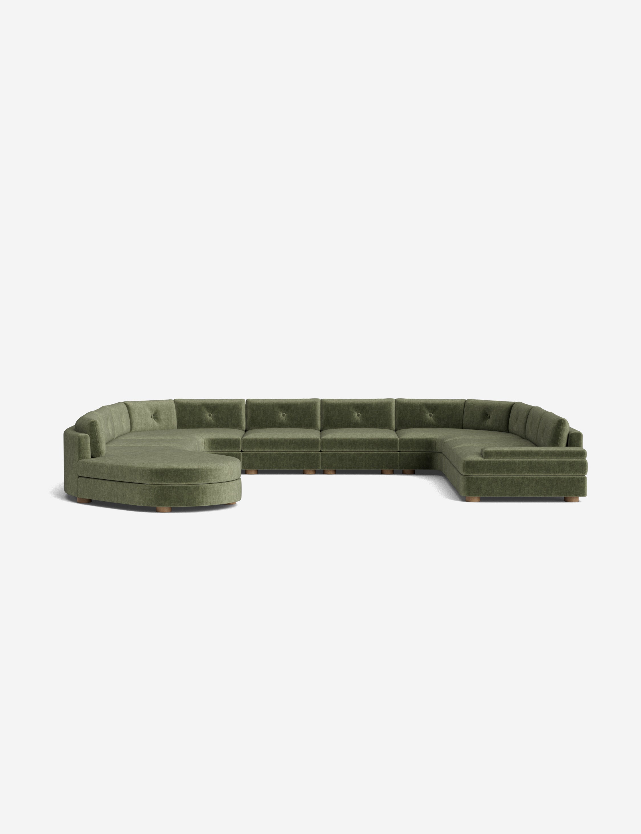 Lulu and Georgia Hill Modular U-Shaped Sectional Sofa - view 23