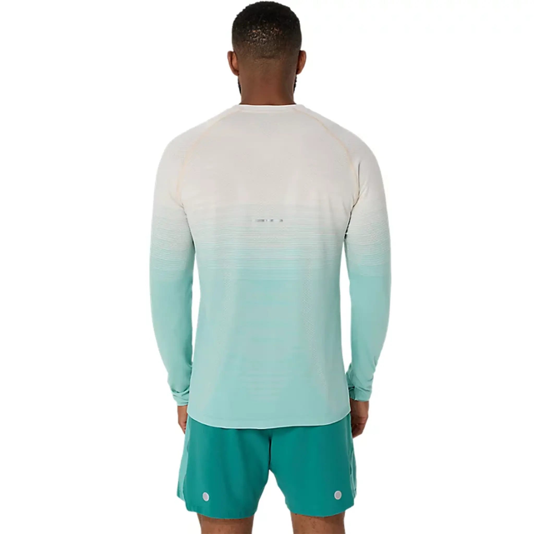 ASICS Seamless L/S Birch Oasis Green T Shirt - view 2