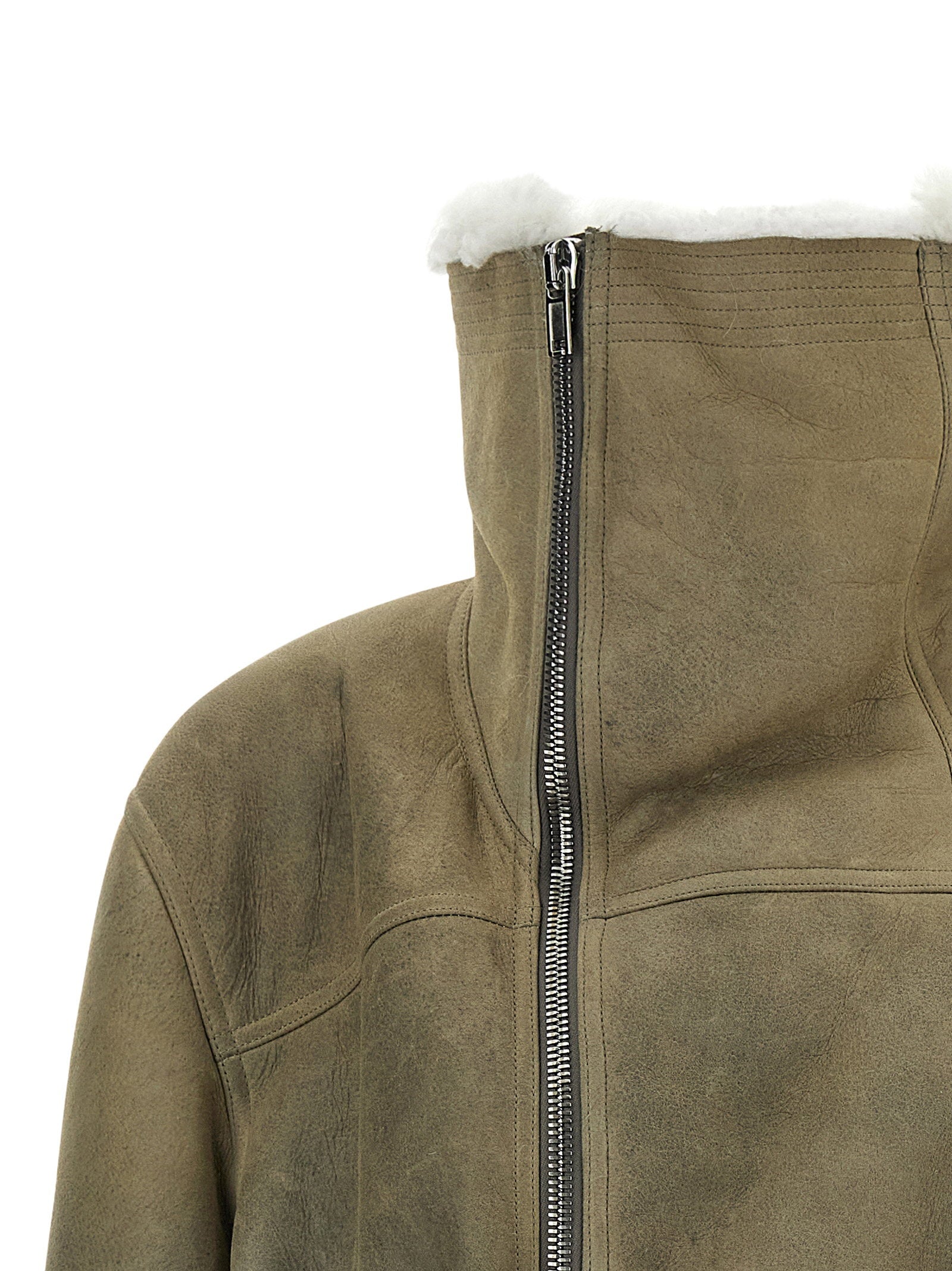 Rick Owens Cropped Flight Jacket - view 3