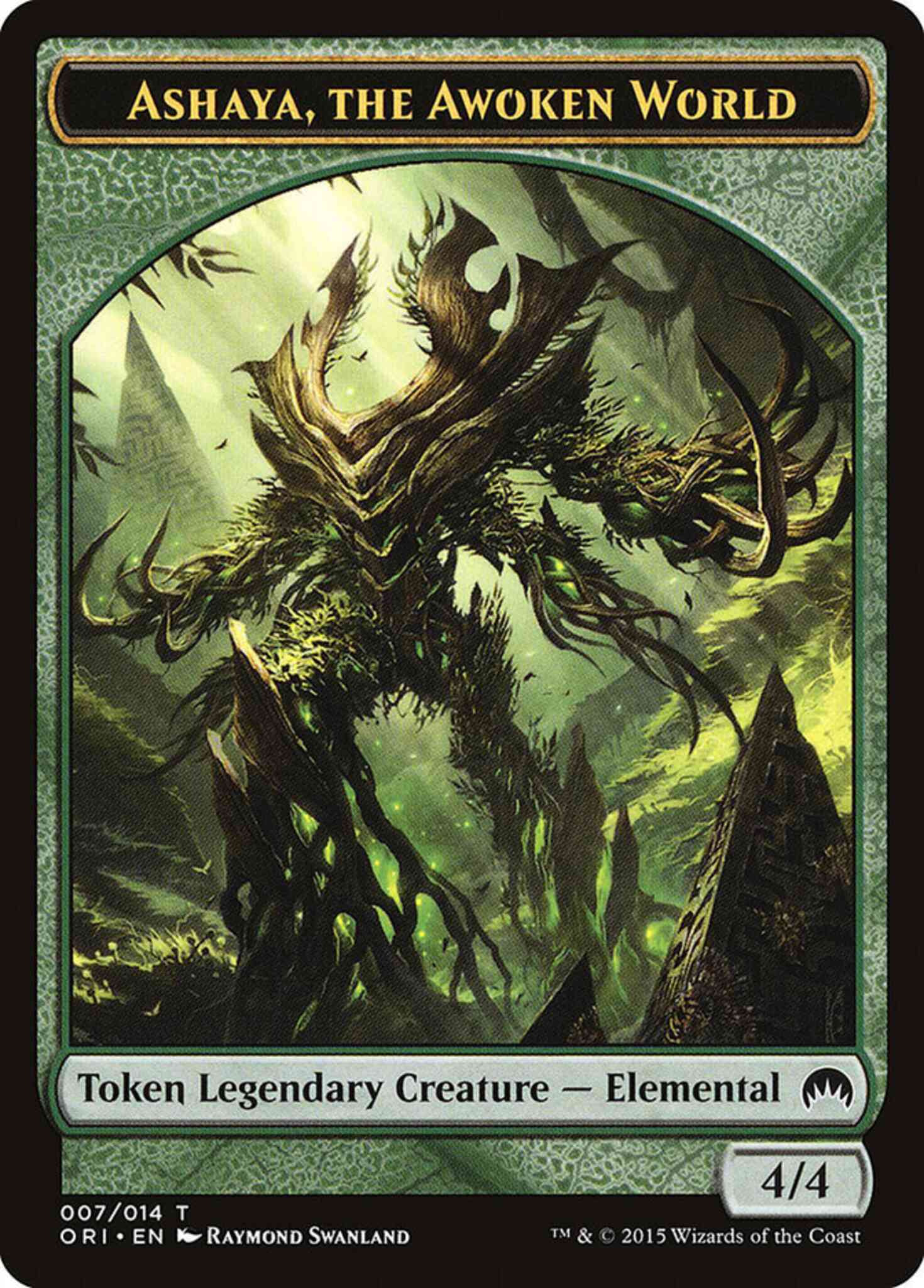 Token 07 magic – Ashaya, the Awoken World Token [07] [Magic Origins Tokens] [Non-Foil]