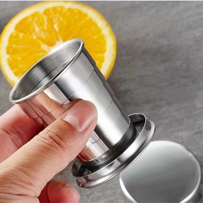 Catterton Stainless Steel Travel Friendly Foldable Cup