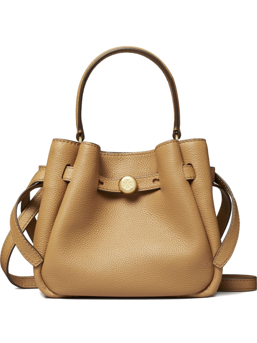 Tory Burch Mini Romy Bucket Bag – Calf Leather 100%