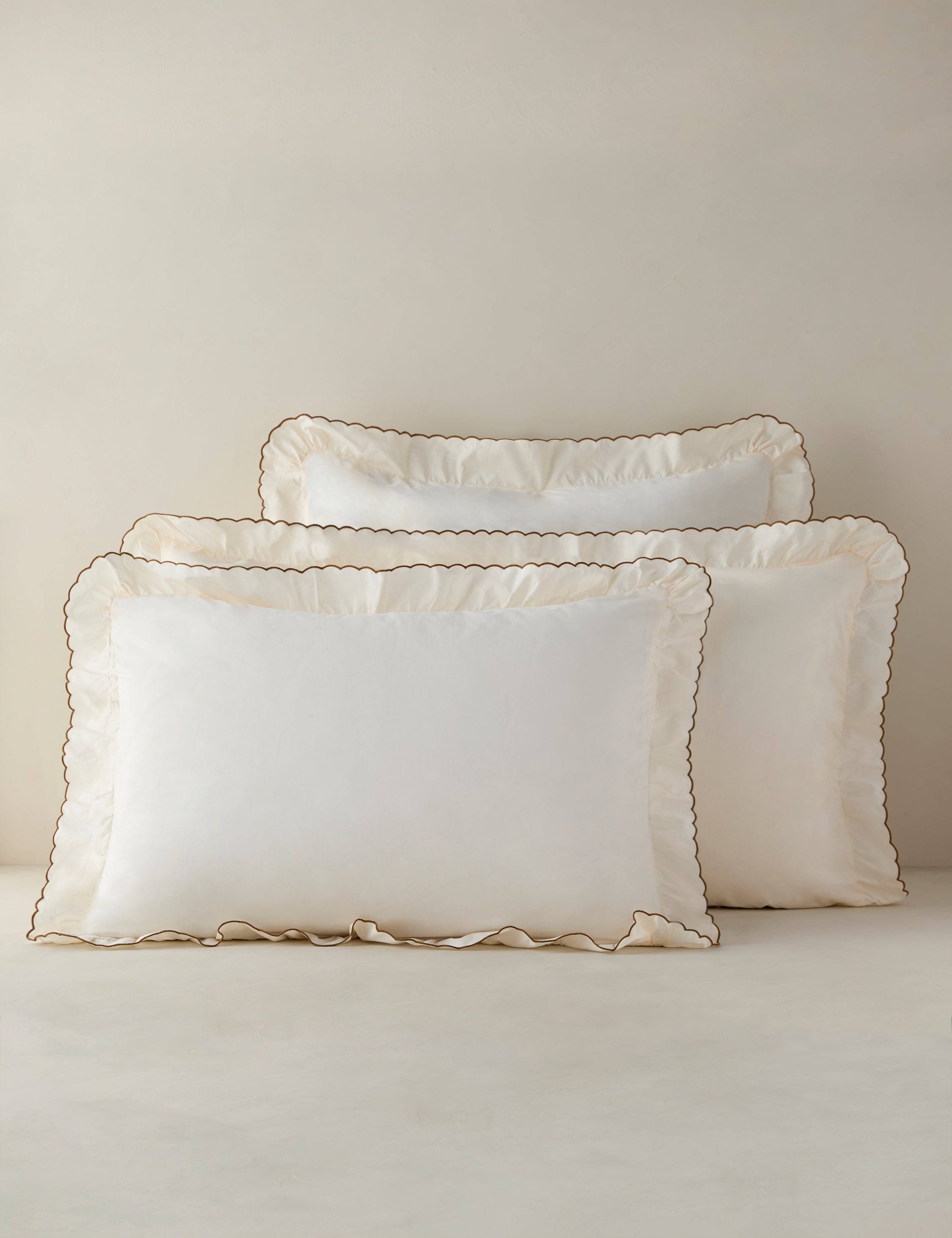 Lulu and Georgia Hatton Scalloped Percale Sham - view 4