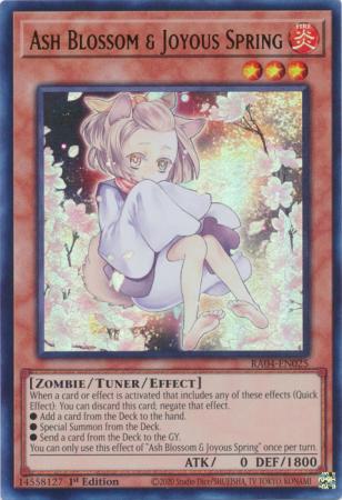 Ash blossom joyous – Yu-Gi-Oh! Ash Blossom & Joyous Spring - Alternate Art - RA04-EN025 - Ultra Rare - 1st Edition
