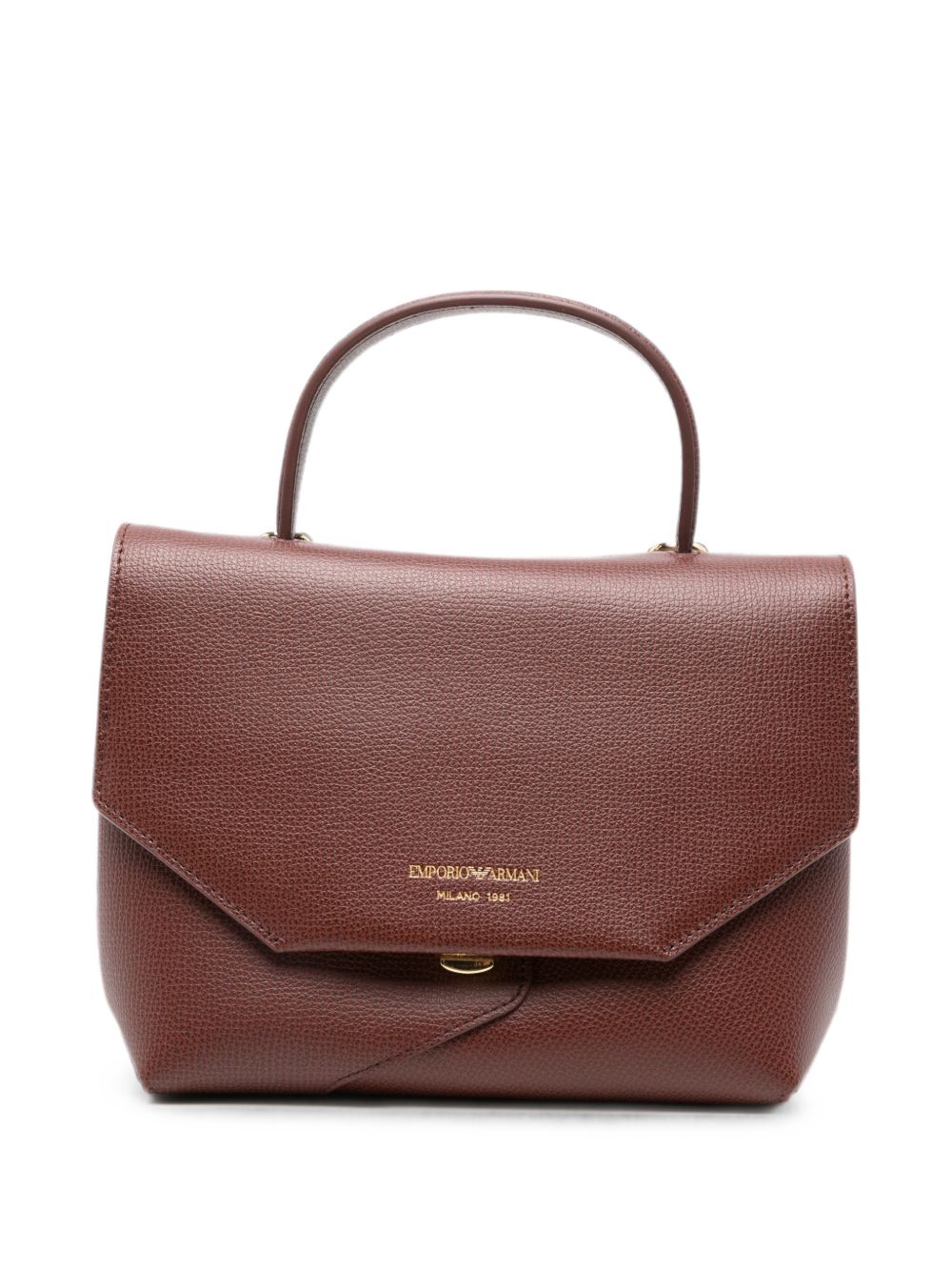 Emporio Armani Leather Top Handle Bag – 100% Bovine Leather