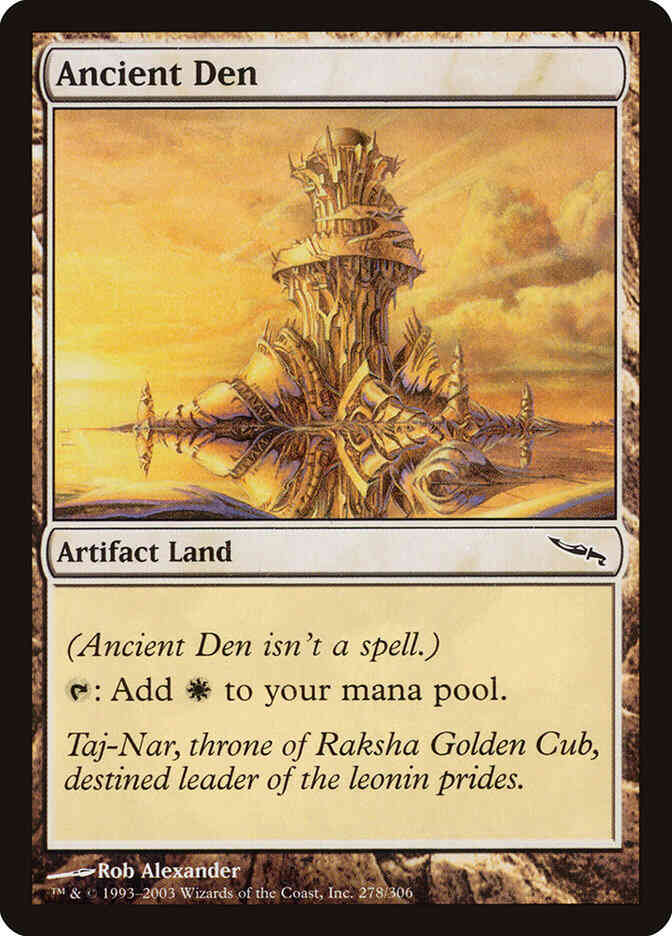 Ancient den 278 – Magic Ancient Den [278] [Mirrodin] [Non-Foil]