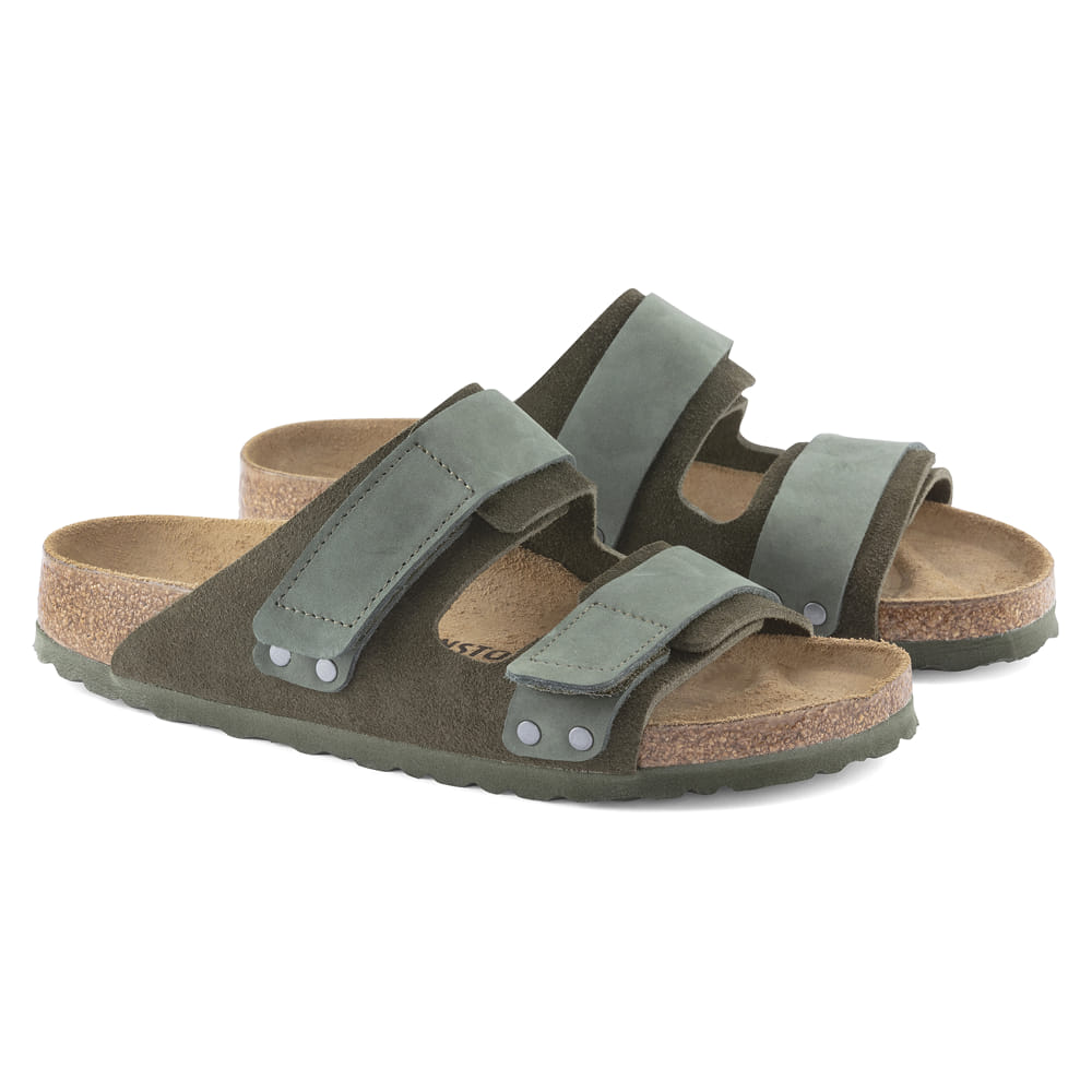 Birkenstock Uji Nubuck Suede Leather – Green Green/Thyme - view 2