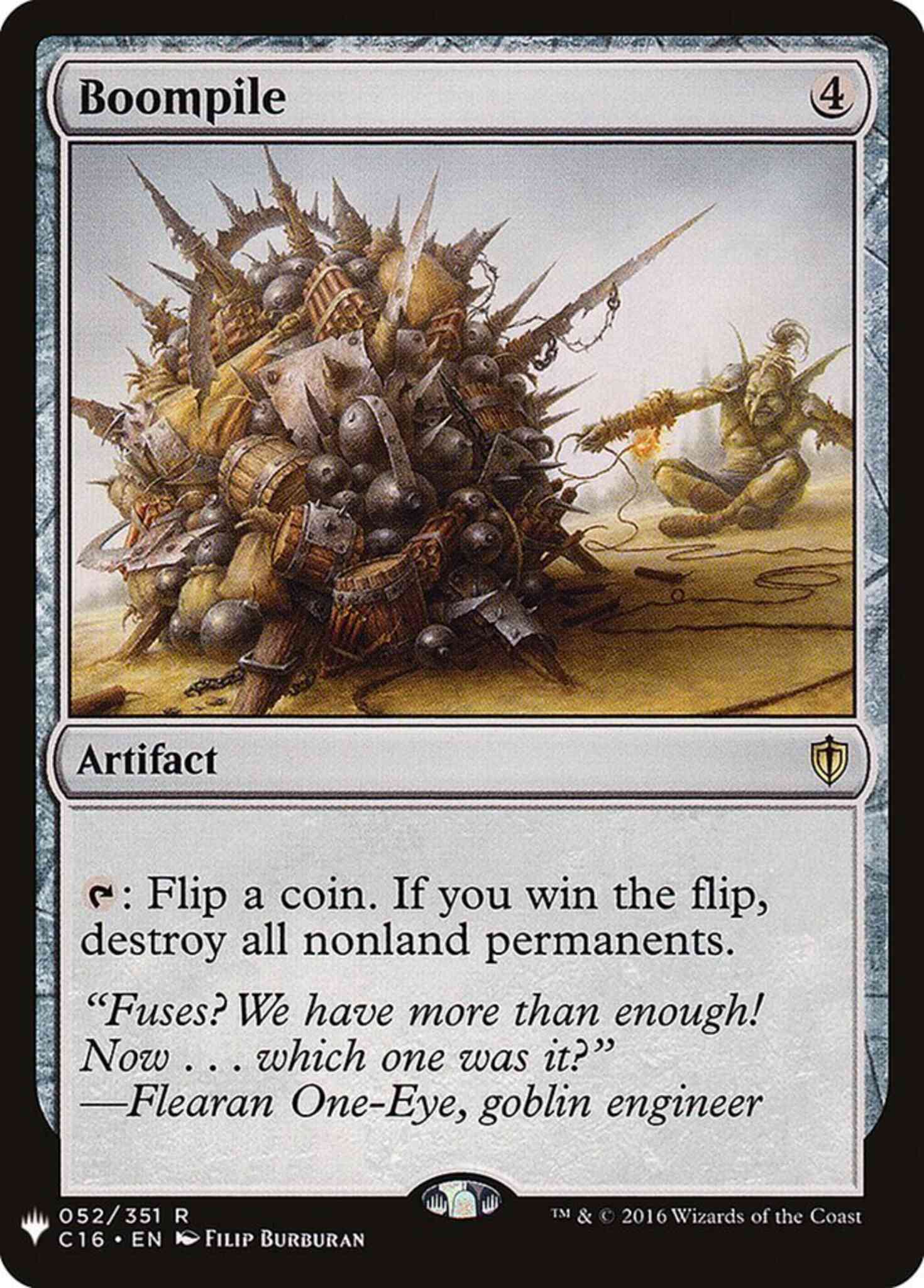 C16-52 the list – Magic Boompile [C16-52] [The List] [Non-Foil]