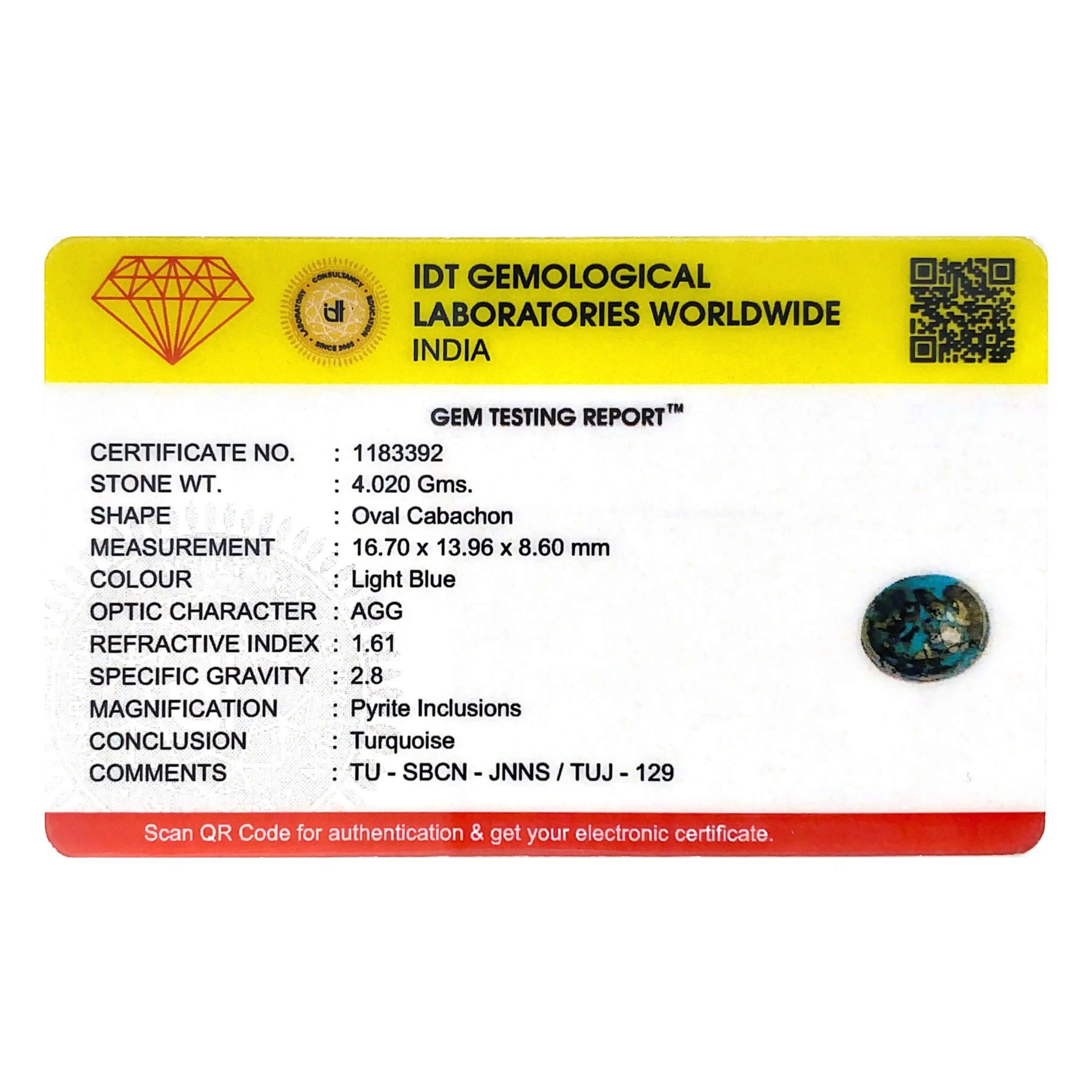 Pramogh Irani Firoza - 20.1 Carat - view 4