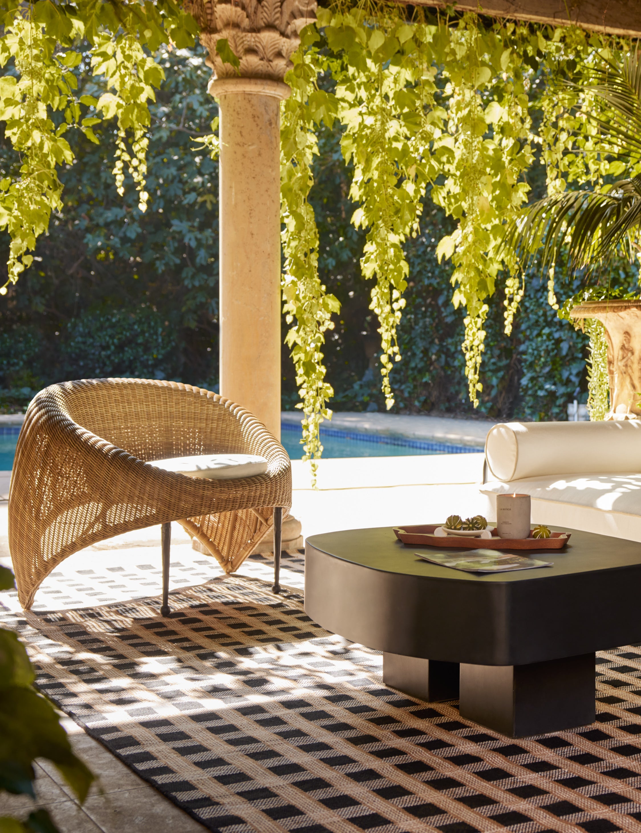 Lulu and Georgia Thatcher Handwoven Indoor / Outdoor Rug by Sarah Sherman Samuel - view 2