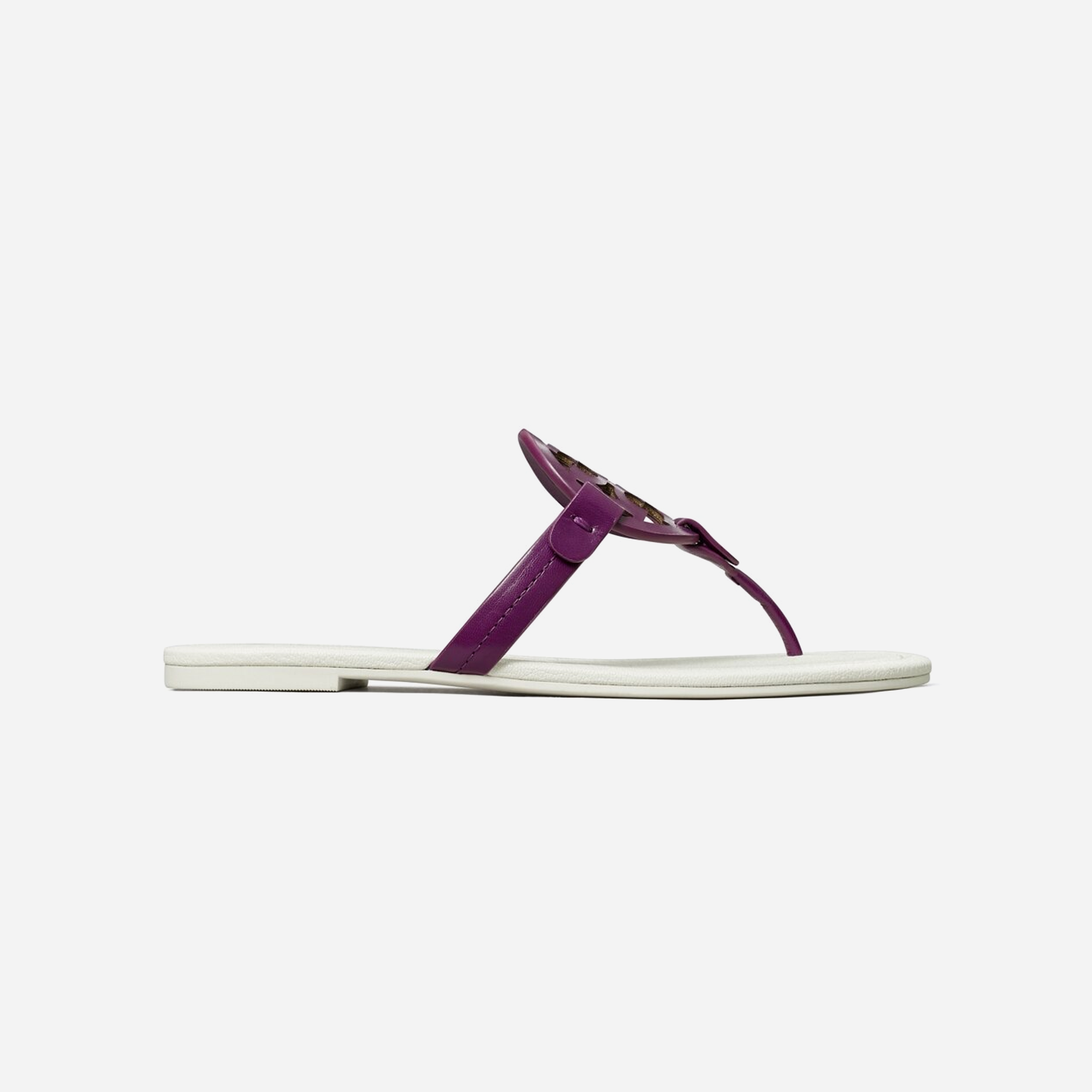 Tory Burch Miller Sandal Violet Wave/ Blanc - view 2