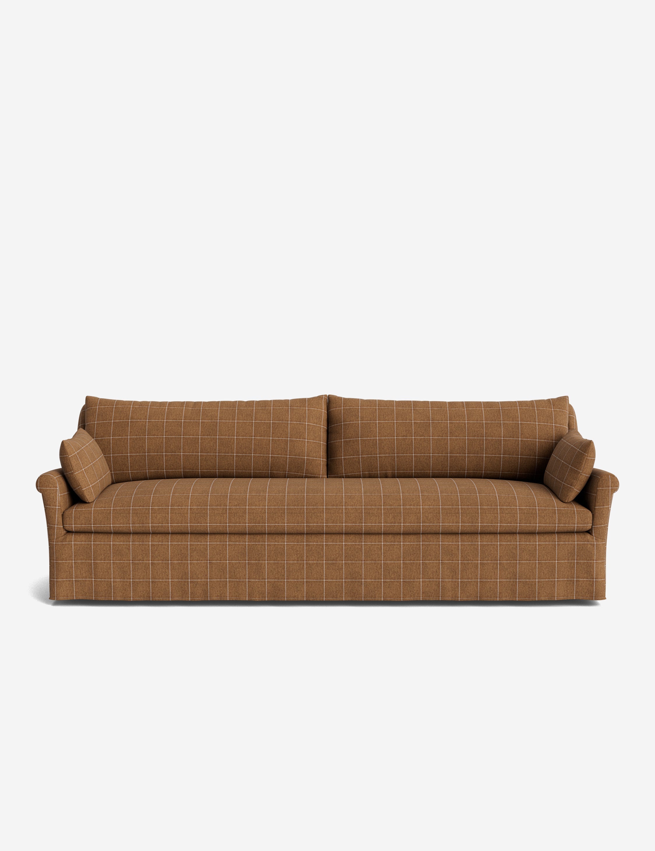 Lulu and Georgia Portola Rolled Arm Slipcover Sofa - view 60