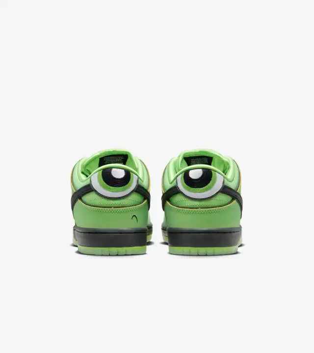 Cop Underdog Nike SB Dunk Low Pro x Powerpuff Girls Buttercup - view 2